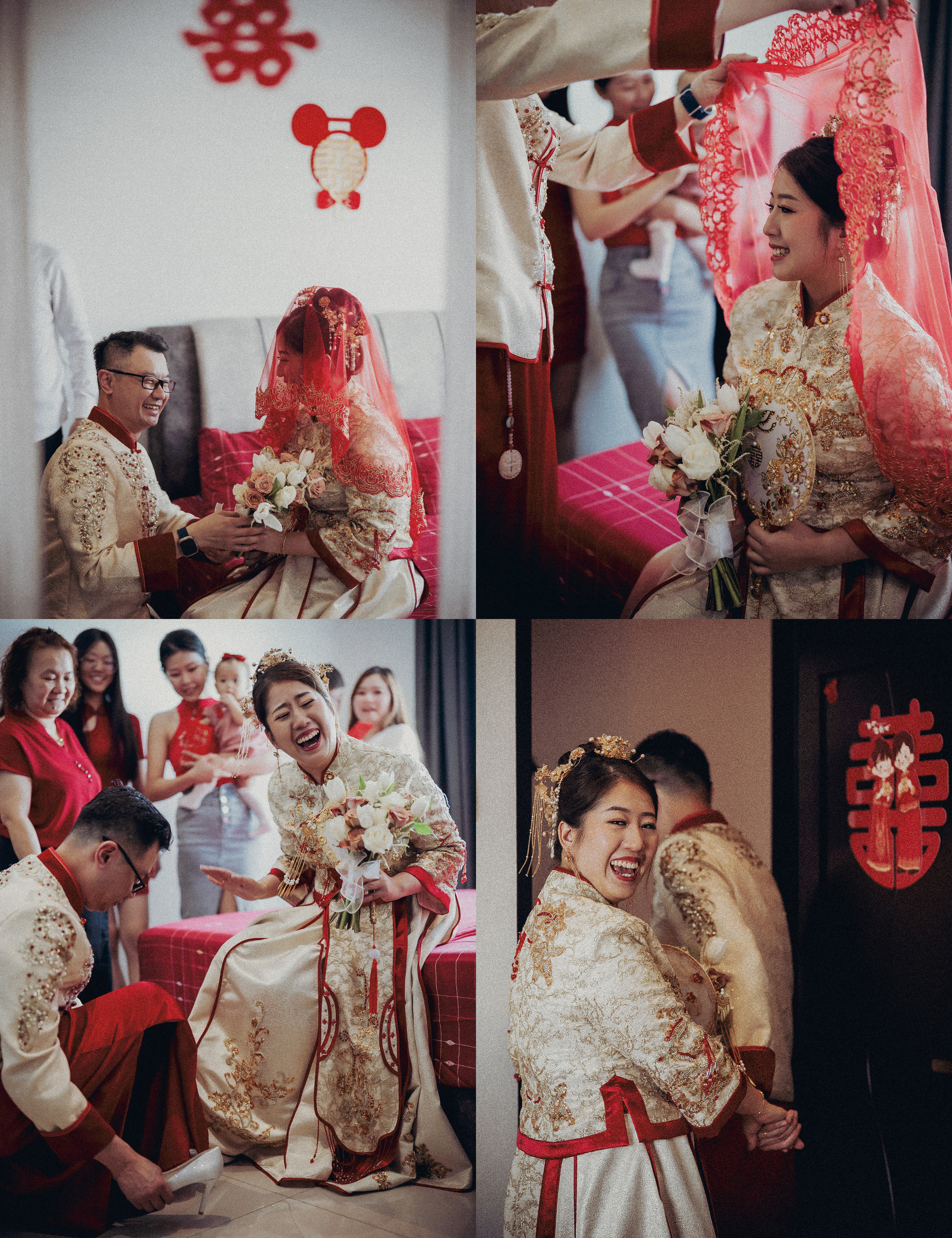 Samuel & Wee Nee complete, family-centred and documentary actual day wedding photography by Famous Bridal Kuantan