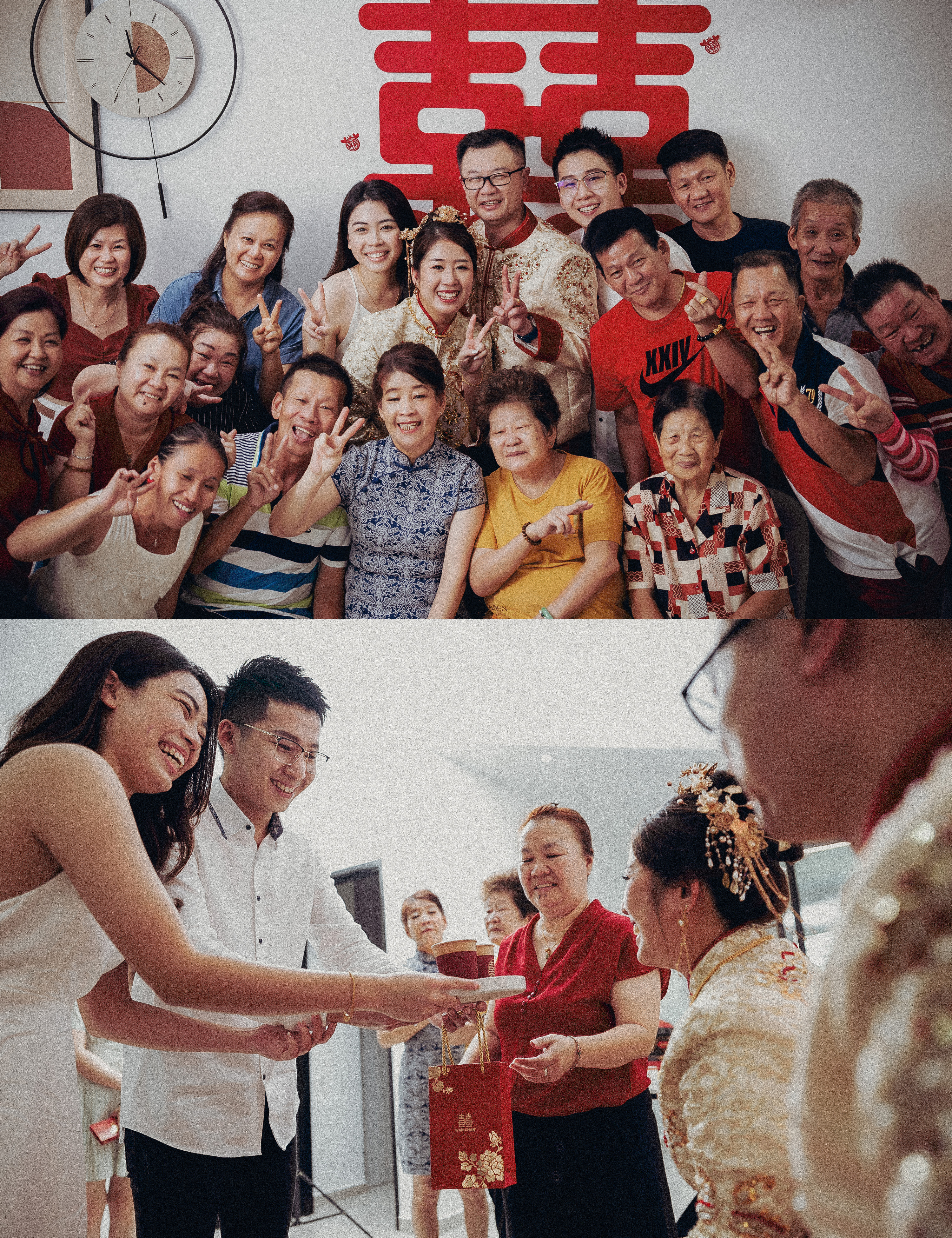 Samuel & Wee Nee complete, family-centred and documentary actual day wedding photography by Famous Bridal Kuantan