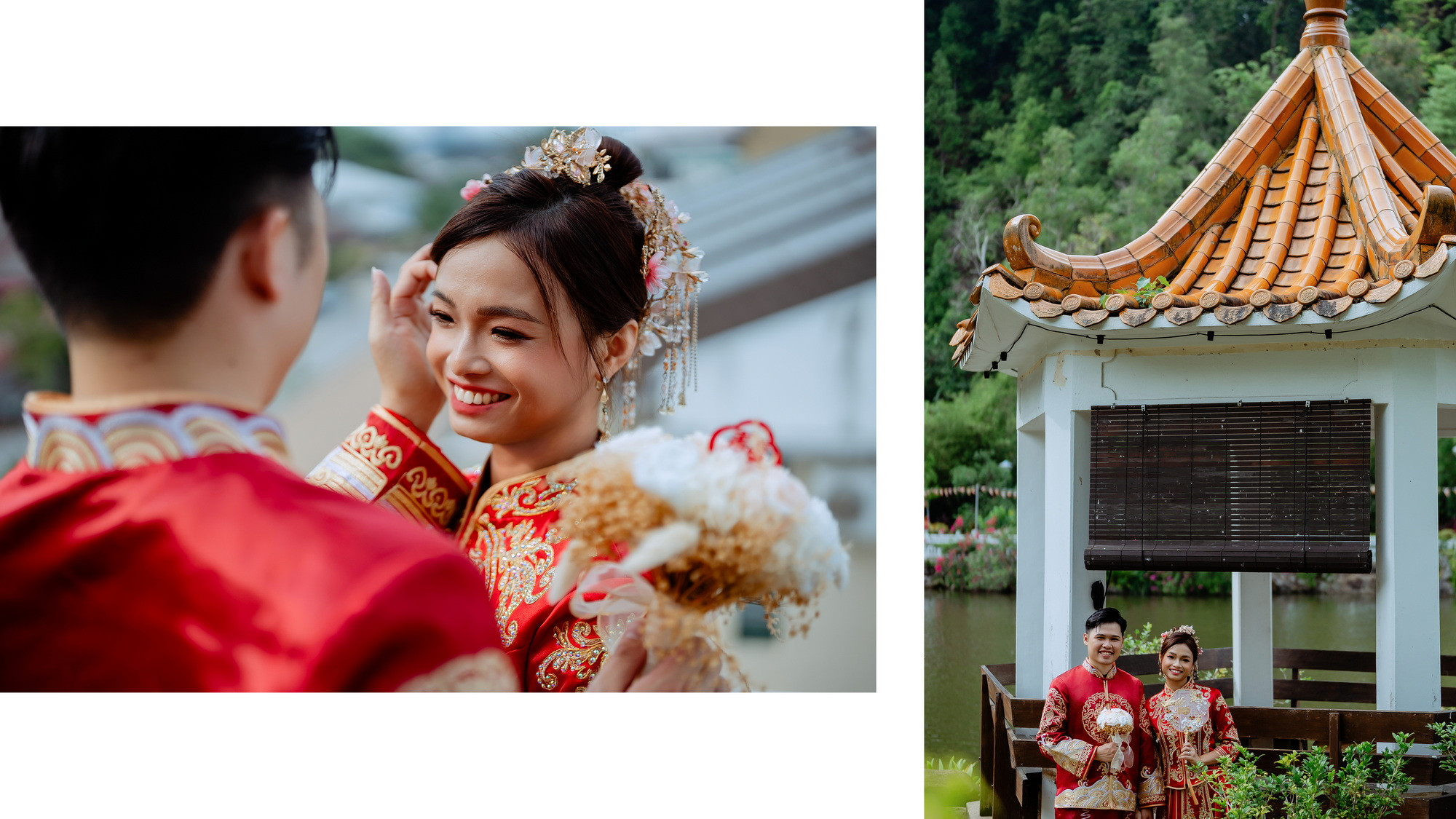 Su Leng & Sook Yin complete, family-centred and documentary actual day wedding photography by Famous Bridal Kuantan