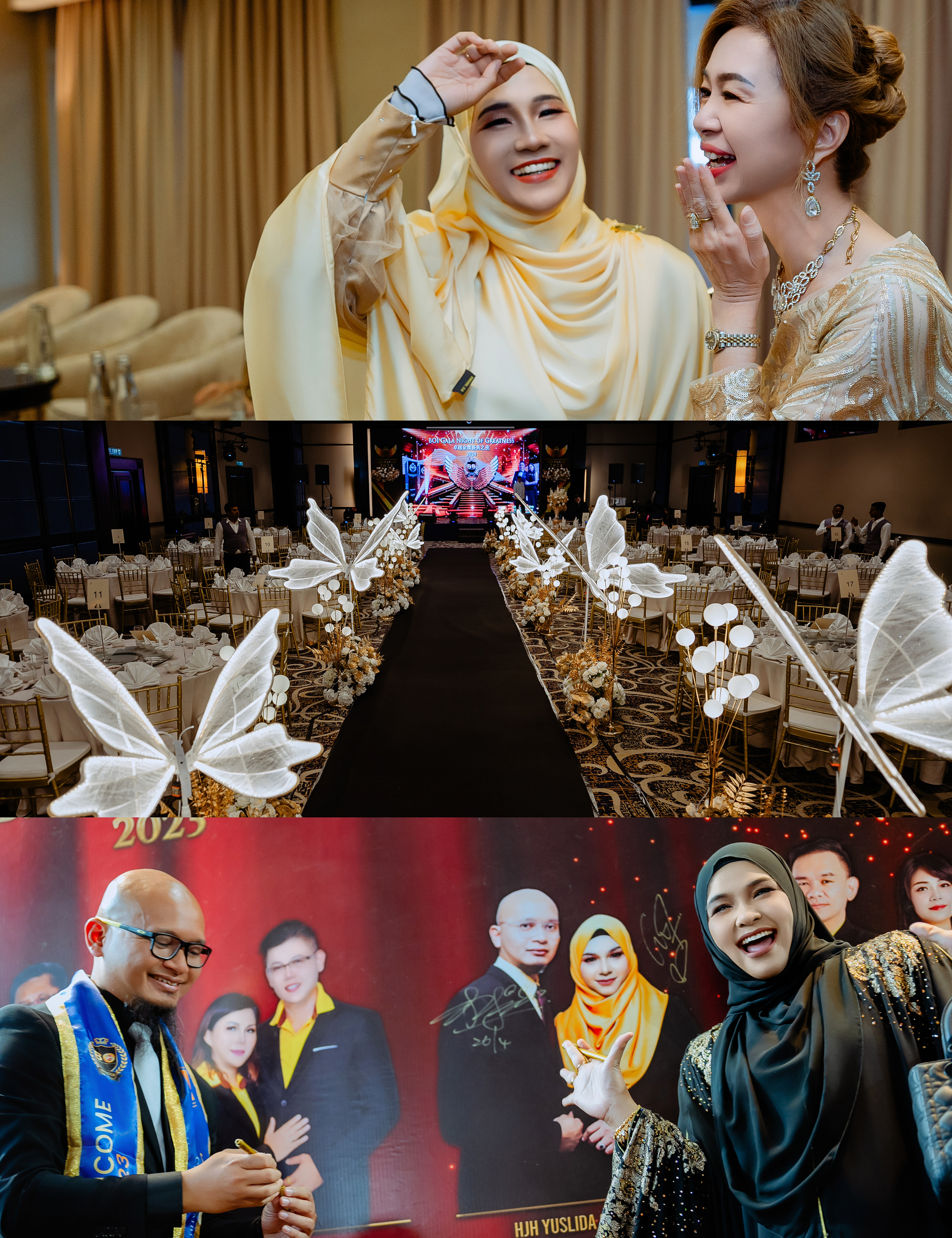 BOInternational Forever Living 2024 Gala Night gala dinner venue atmosphere photo, program highlight frame 17, by Famous Bridal Kuantan