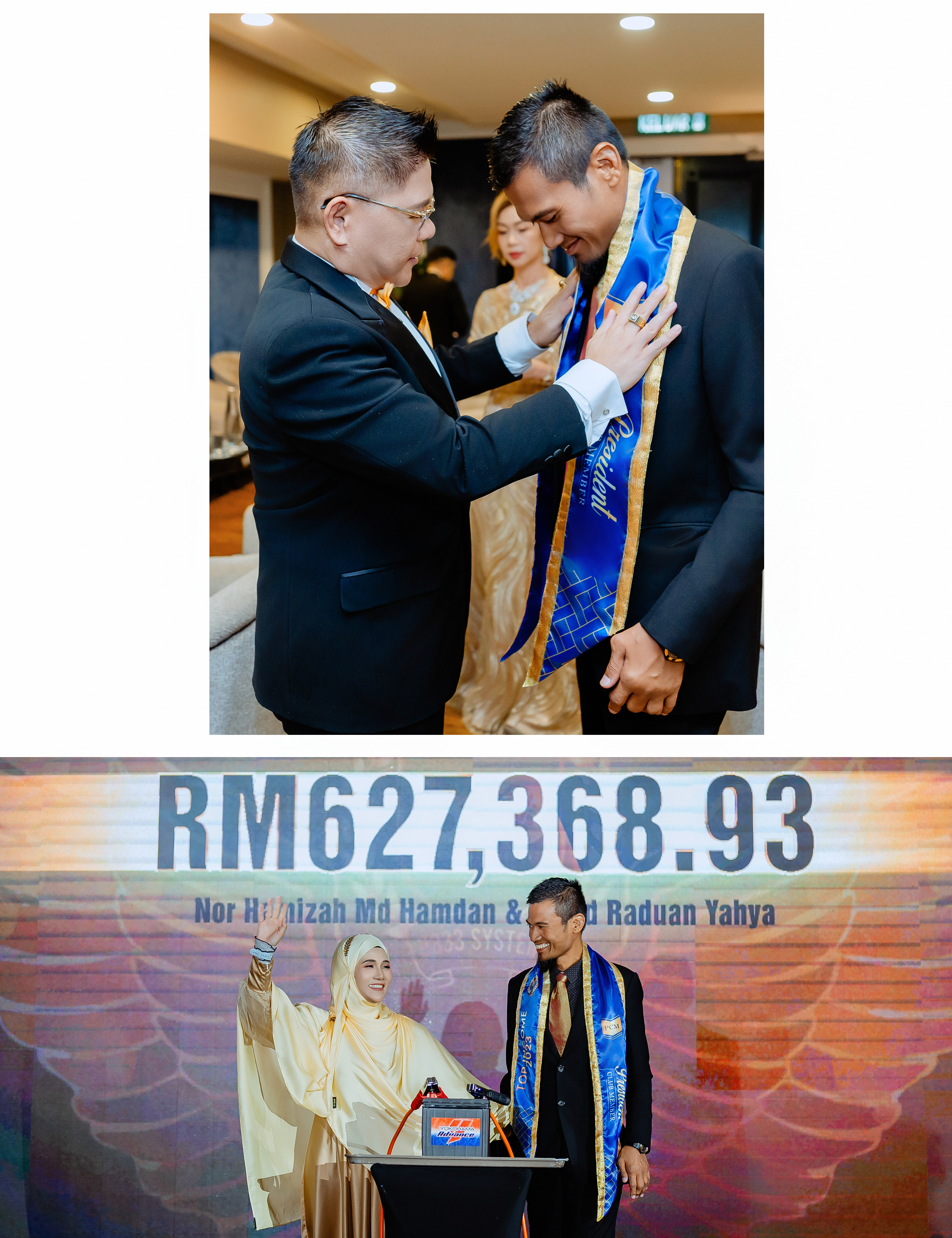 BOInternational Forever Living 2024 Gala Night gala dinner guest table photo, venue context frame 03, by Famous Bridal Kuantan