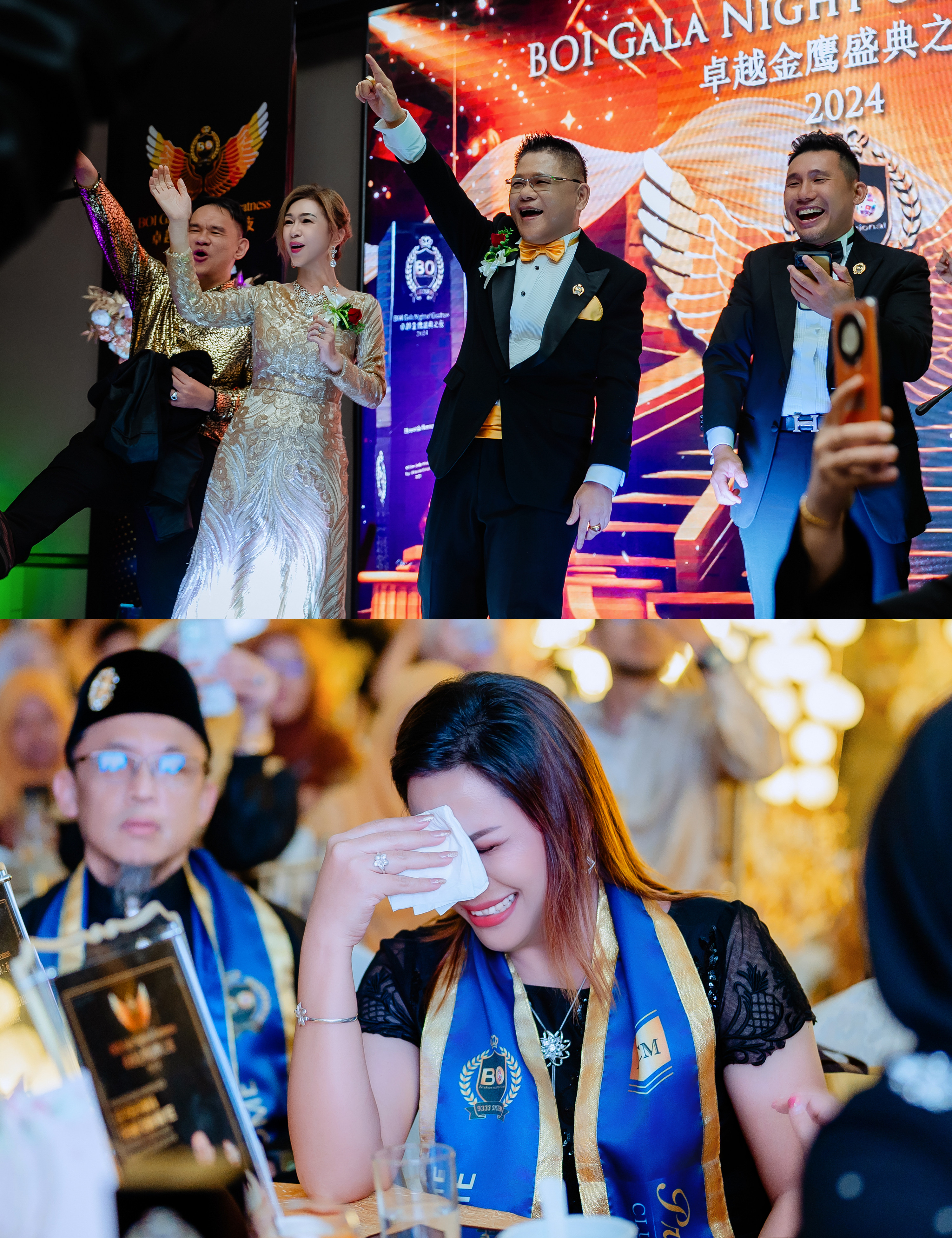 BOInternational Forever Living 2024 Gala Night gala dinner guest table photo, presentation detail frame 07, by Famous Bridal Kuantan
