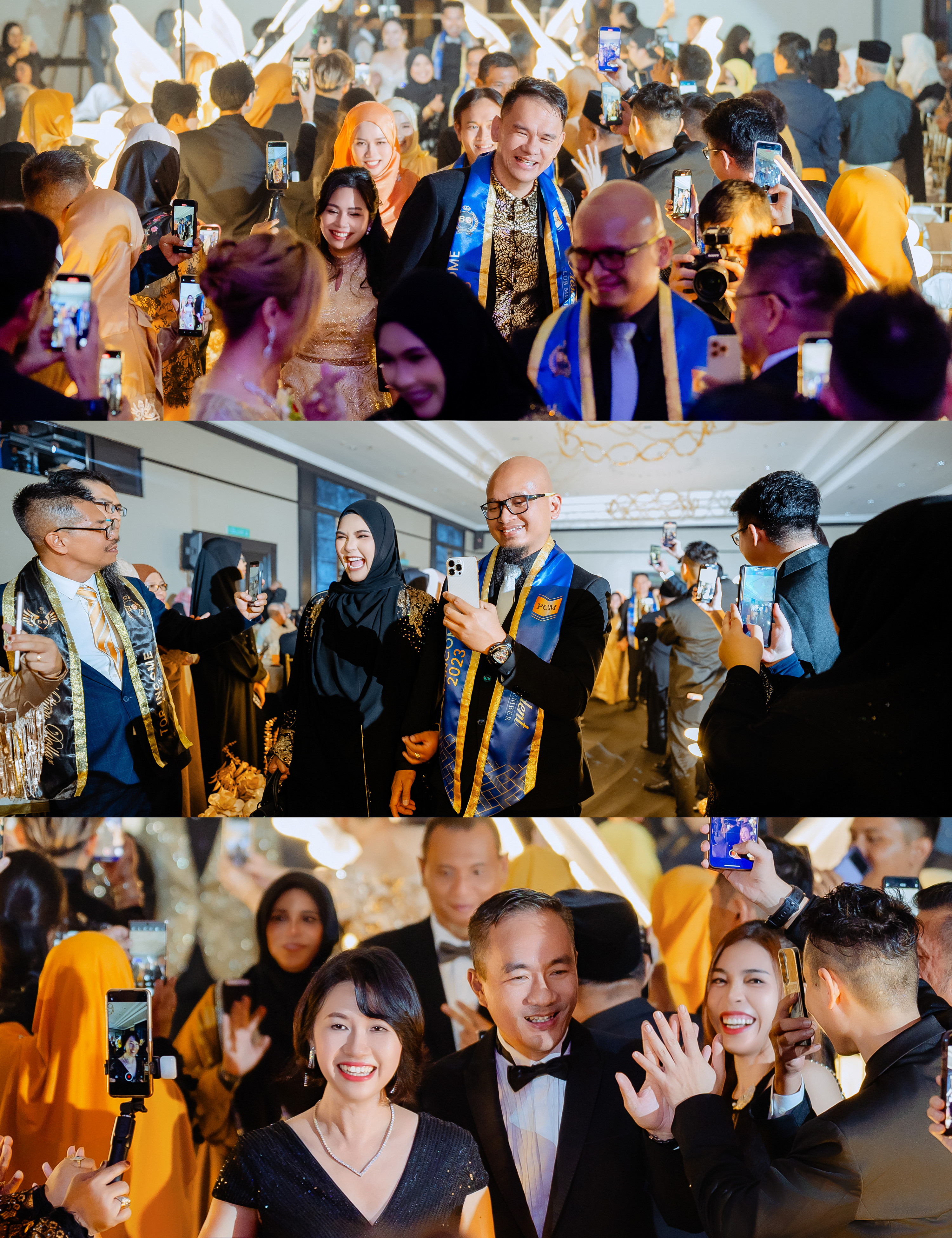 BOInternational Forever Living 2024 Gala Night gala dinner guest table photo, presentation detail frame 15, by Famous Bridal Kuantan