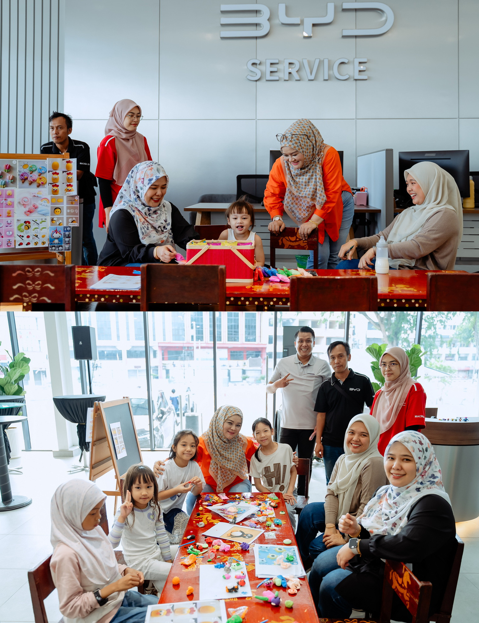 BYD Evolve Day at Macinda EV Kuantan showroom event atmosphere photo, people-focused moment frame 10, by Famous Bridal Kuantan