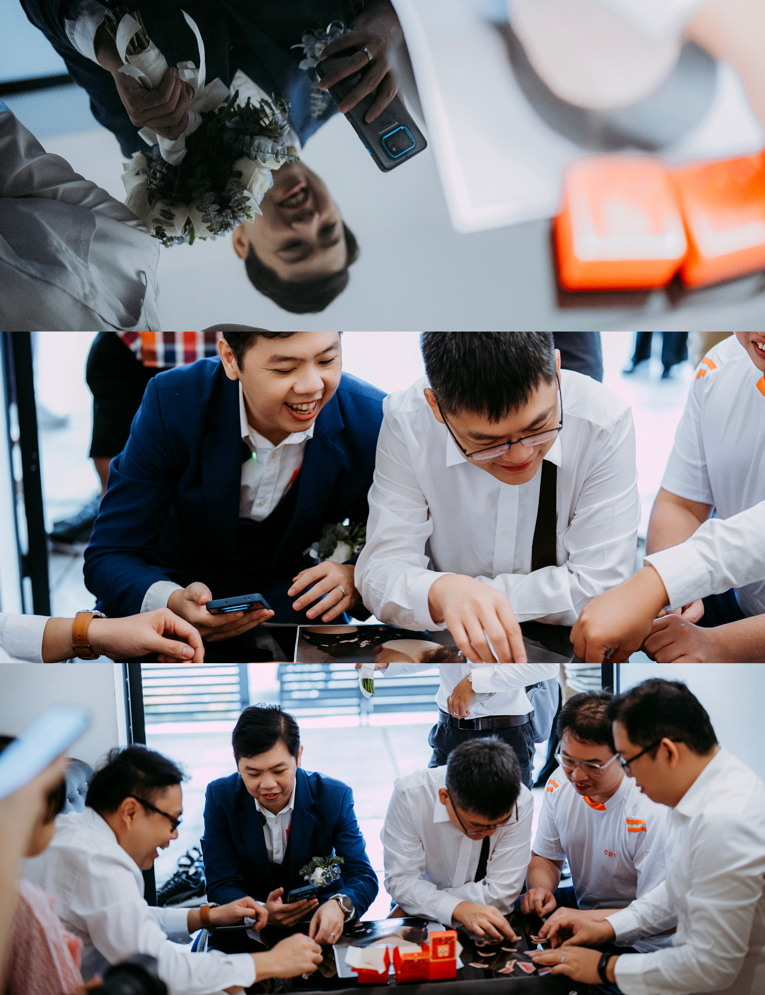 Calvin Yin & Vicky Phong family group wedding photo, celebration rhythm frame 15, by Famous Bridal Kuantan