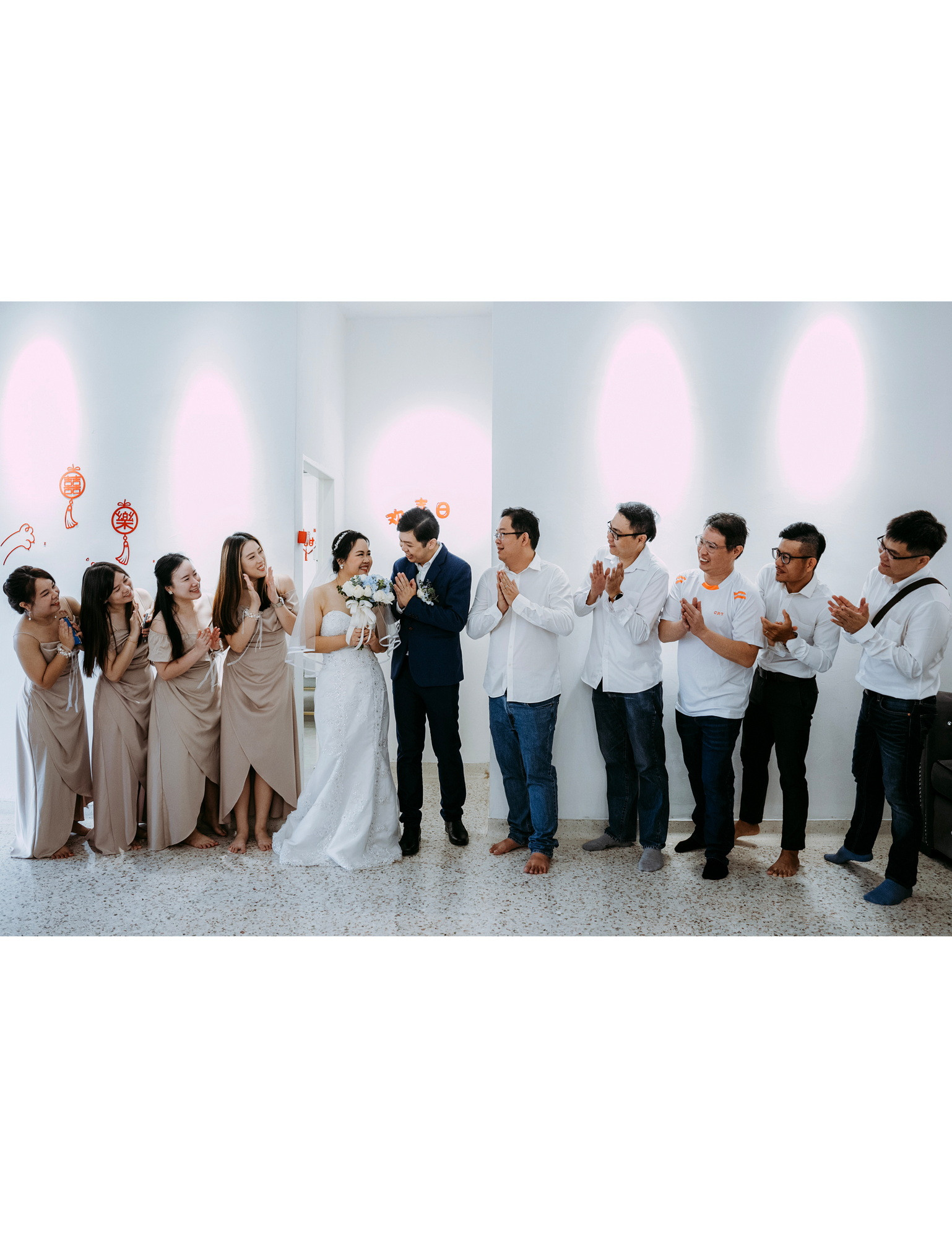Calvin Yin & Vicky Phong wedding gate-crash game moment, celebration rhythm frame 07, by Famous Bridal Kuantan