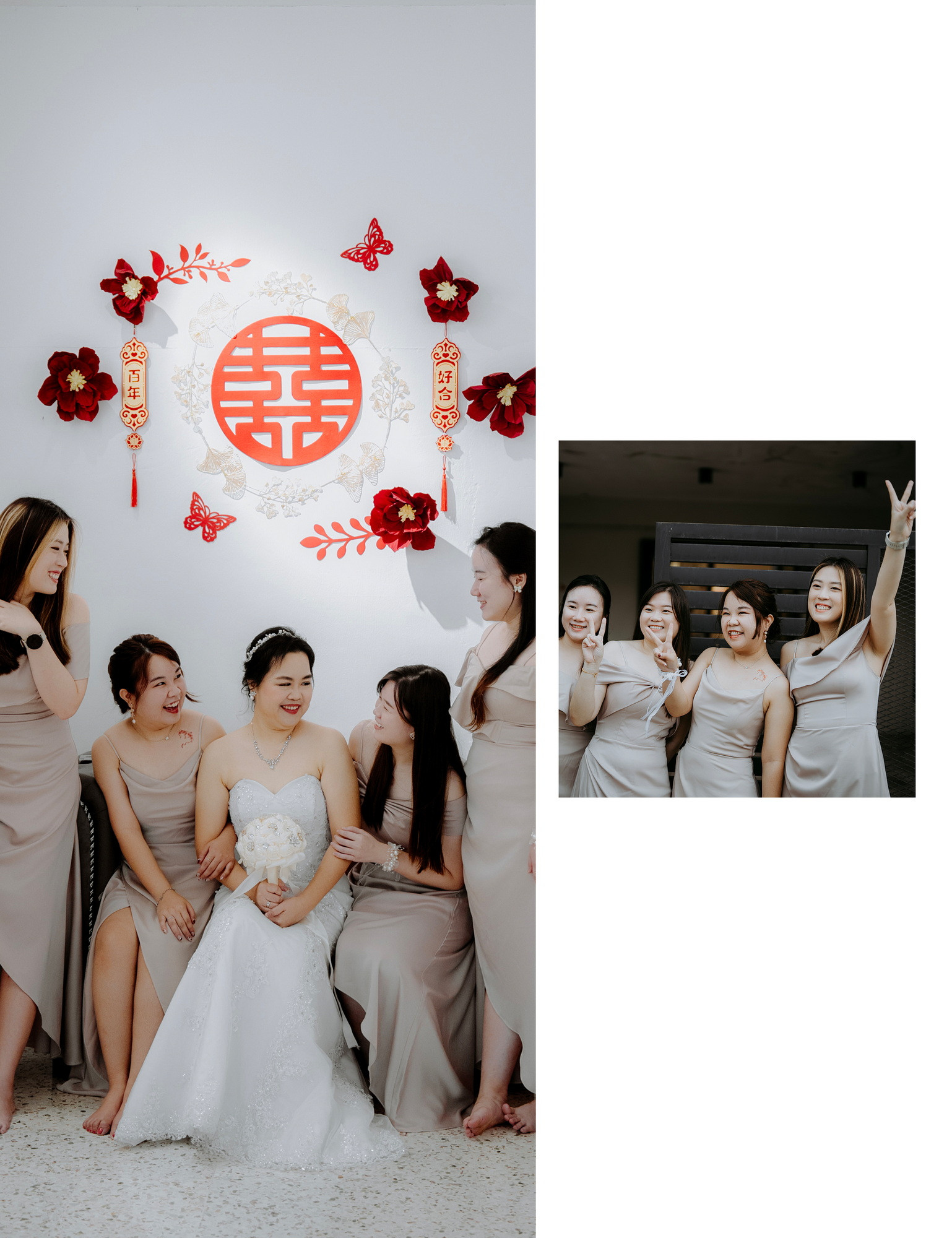 Calvin Yin & Vicky Phong opening wedding-day documentary moment, natural movement frame 21, by Famous Bridal Kuantan