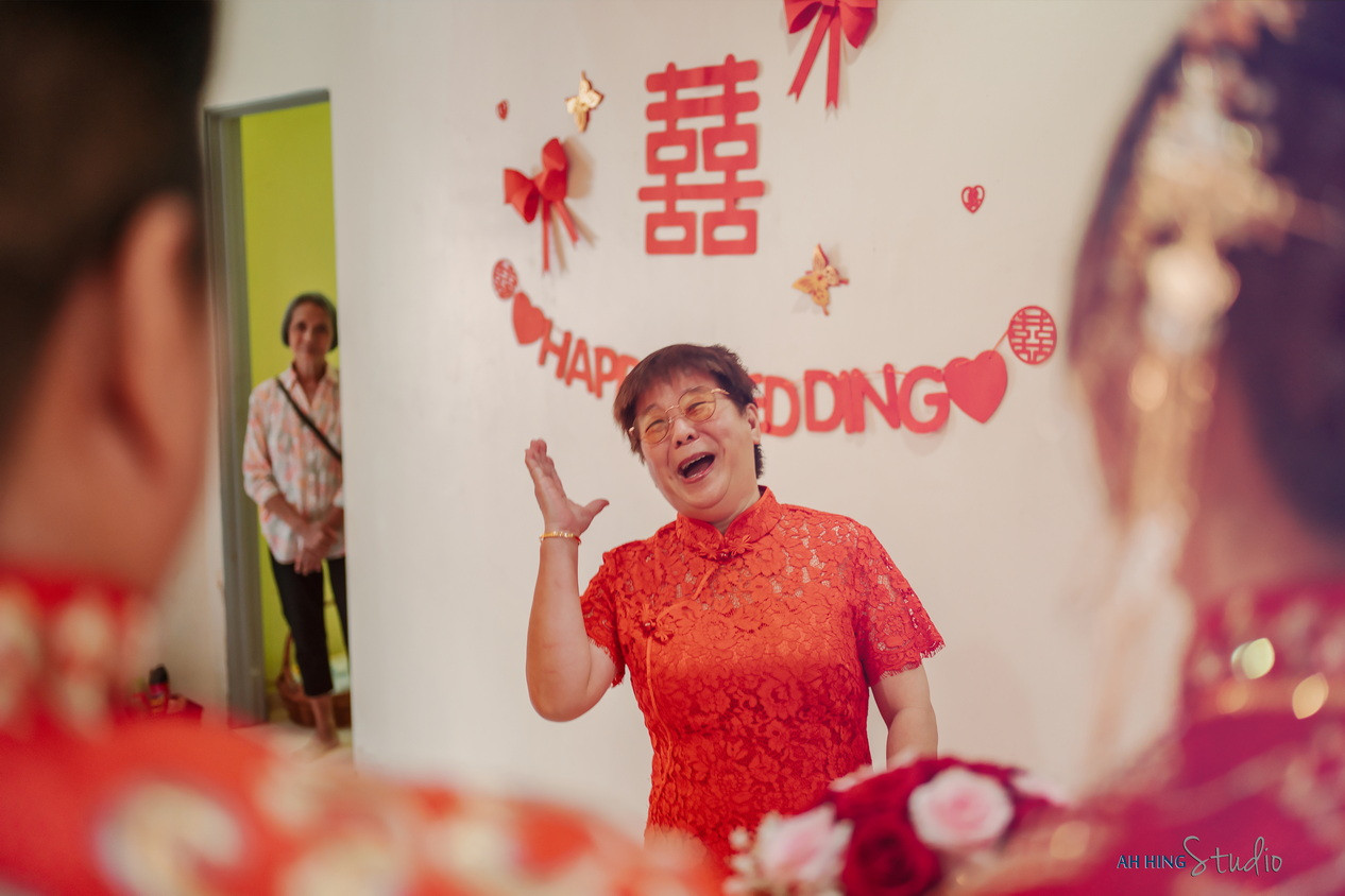 Chang Hong & Siew Nee Chinese tea ceremony blessing, family memory frame 03, by Famous Bridal Kuantan