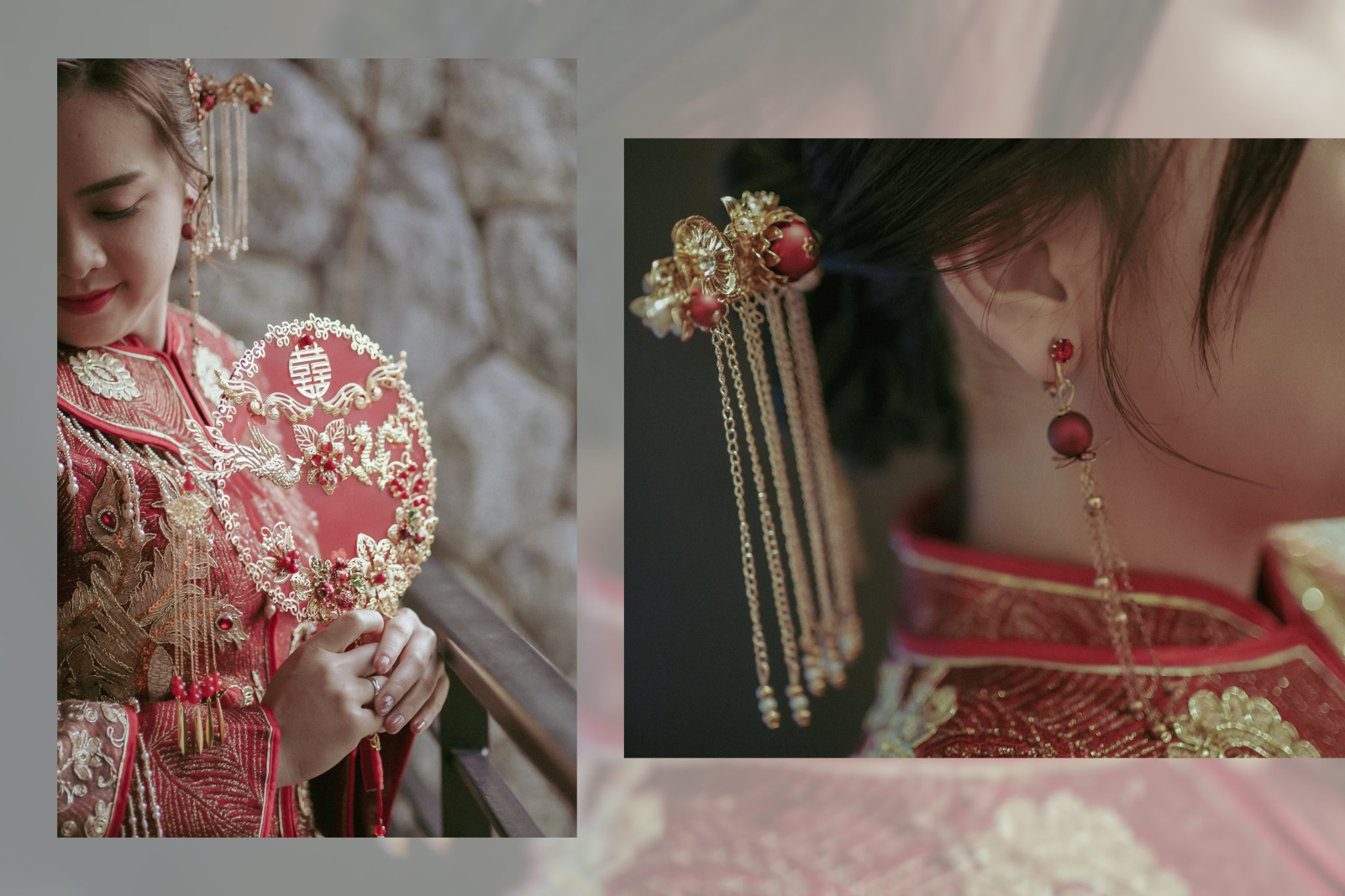 Chun & Kelly Chinese tea ceremony blessing, family memory frame 03, by Famous Bridal Kuantan