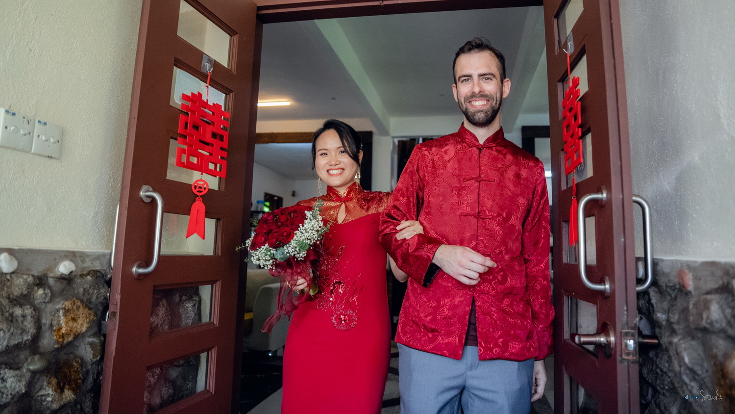 Dario & Adeline family group wedding photo, family memory frame 75, by Famous Bridal Kuantan