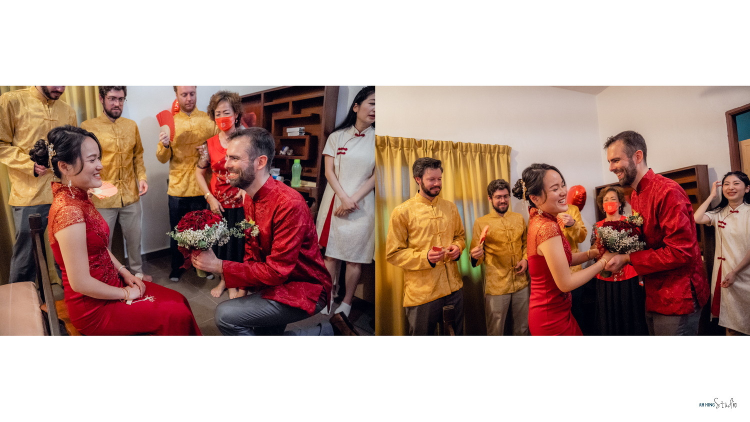 Dario & Adeline guest candid wedding photo, guided portrait sequence frame 78, by Famous Bridal Kuantan