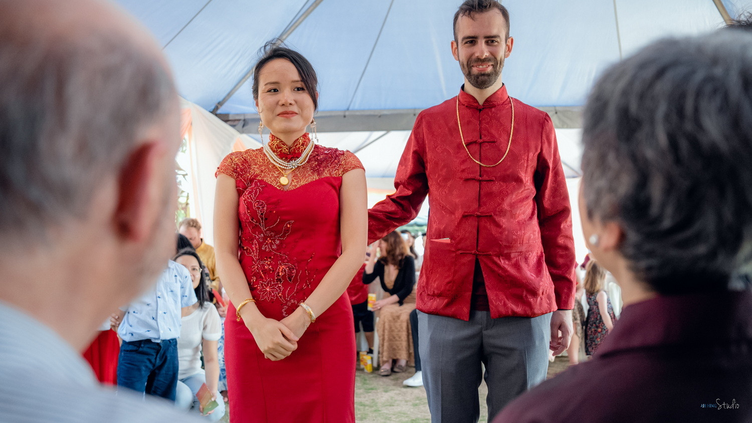 Dario & Adeline natural bride and groom portrait, quiet in-between moment frame 82, by Famous Bridal Kuantan