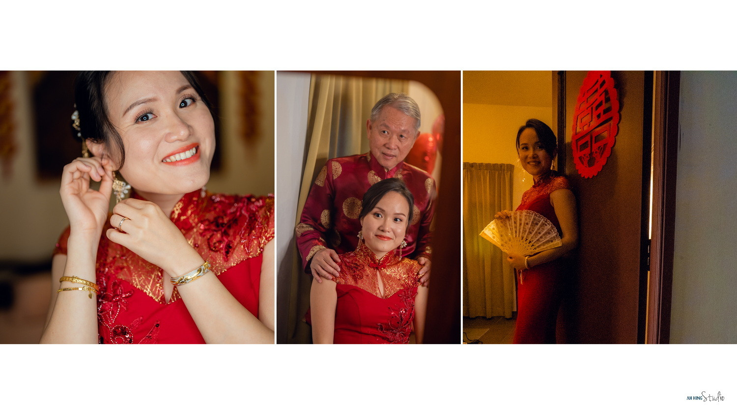 Dario & Adeline opening wedding-day documentary moment, natural movement frame 21, by Famous Bridal Kuantan