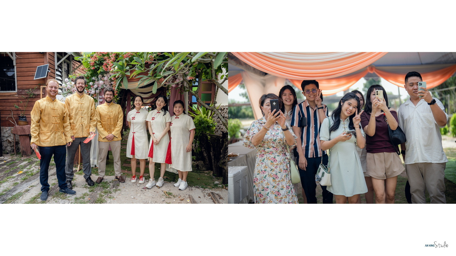 Dario & Adeline opening wedding-day documentary moment, story opener frame 81, by Famous Bridal Kuantan