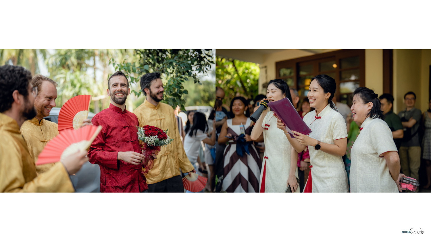 Dario & Adeline quiet couple portrait on wedding day, celebration rhythm frame 31, by Famous Bridal Kuantan
