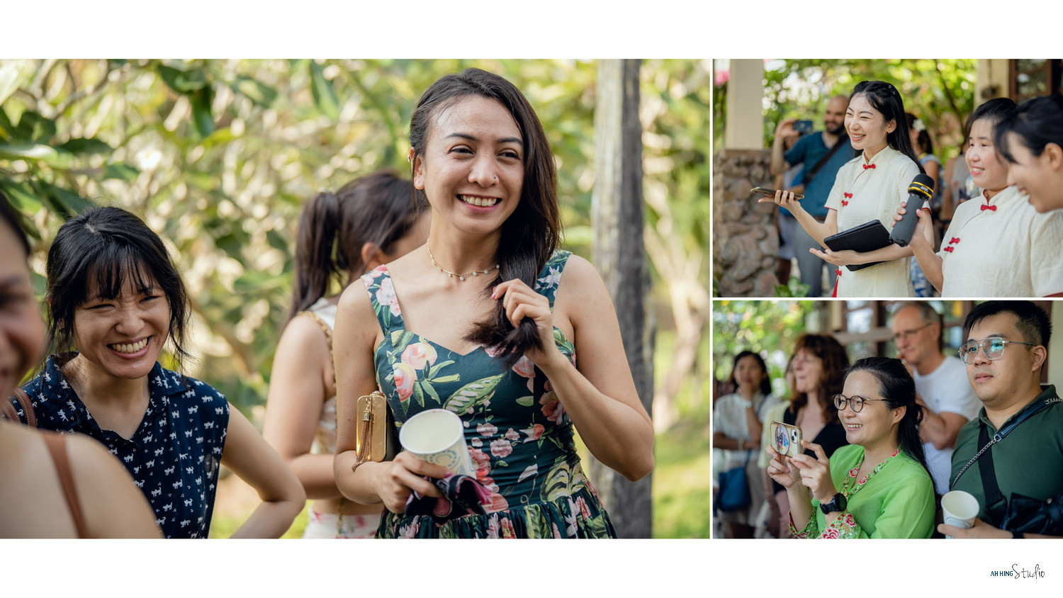 Dario & Adeline quiet couple portrait on wedding day, family memory frame 51, by Famous Bridal Kuantan