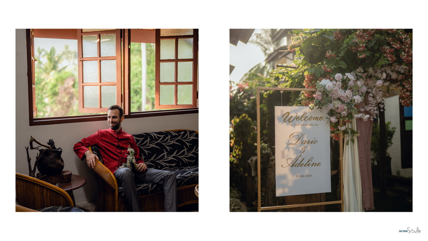 Dario & Adeline wedding reception detail, documentary transition frame 08, by Famous Bridal Kuantan