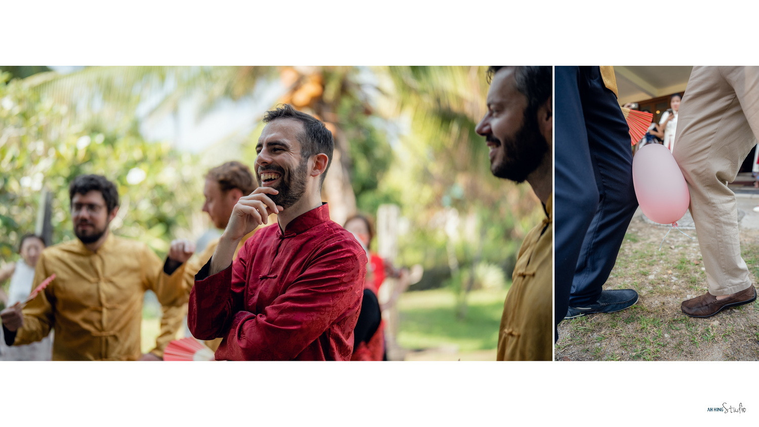 Dario & Adeline wedding reception detail, documentary transition frame 48, by Famous Bridal Kuantan