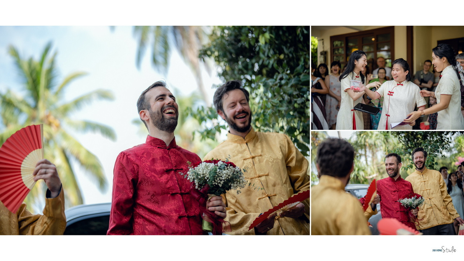 Dario & Adeline romantic wedding couple portrait, documentary transition frame 40, by Famous Bridal Kuantan