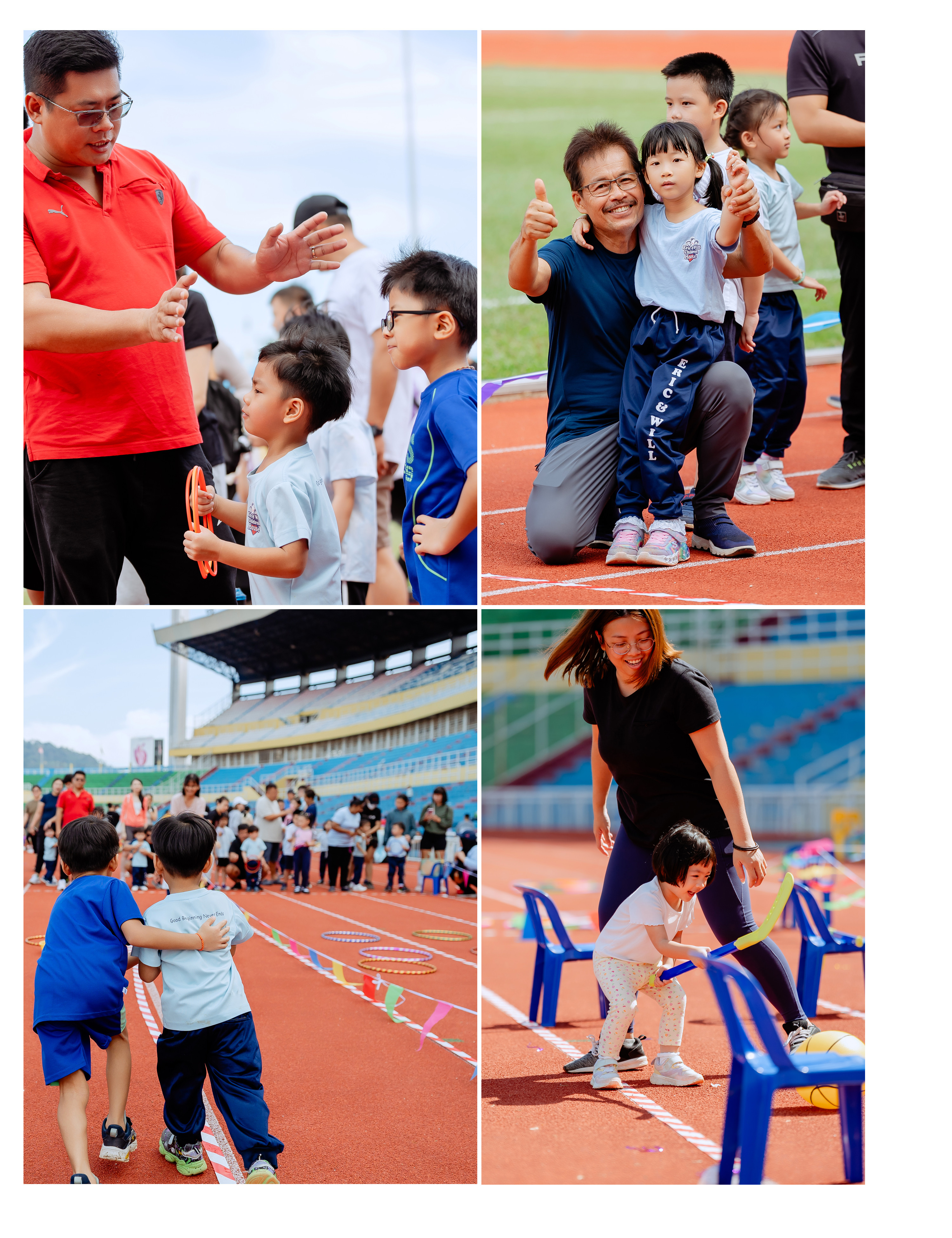 Eric and Will Children's House Sports Day sports day race action photo, social-media-ready frame frame 05, by Famous Bridal Kuantan