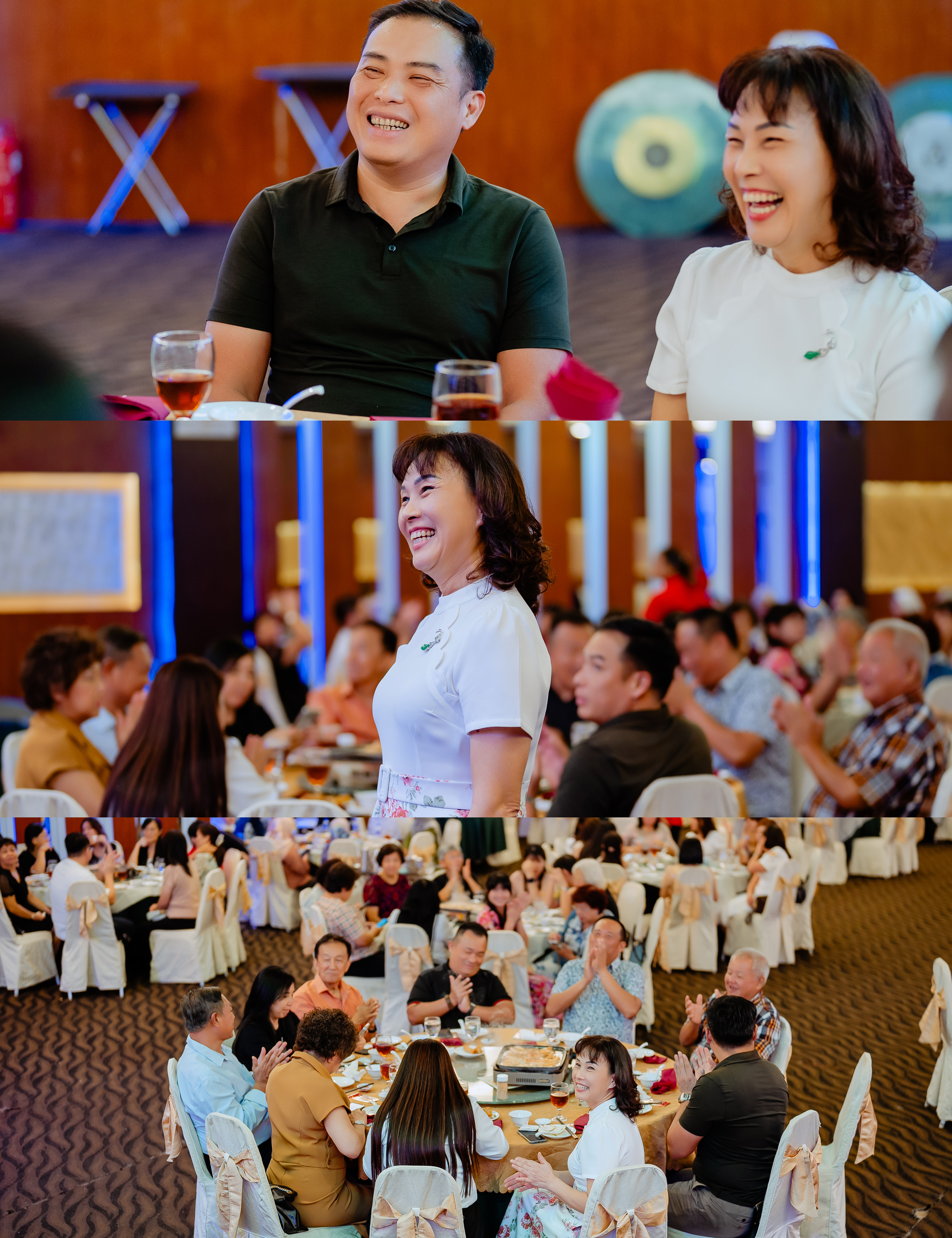公民学校教师节晚宴 teachers day dinner stage program photo, people-focused moment frame 02, by Famous Bridal Kuantan