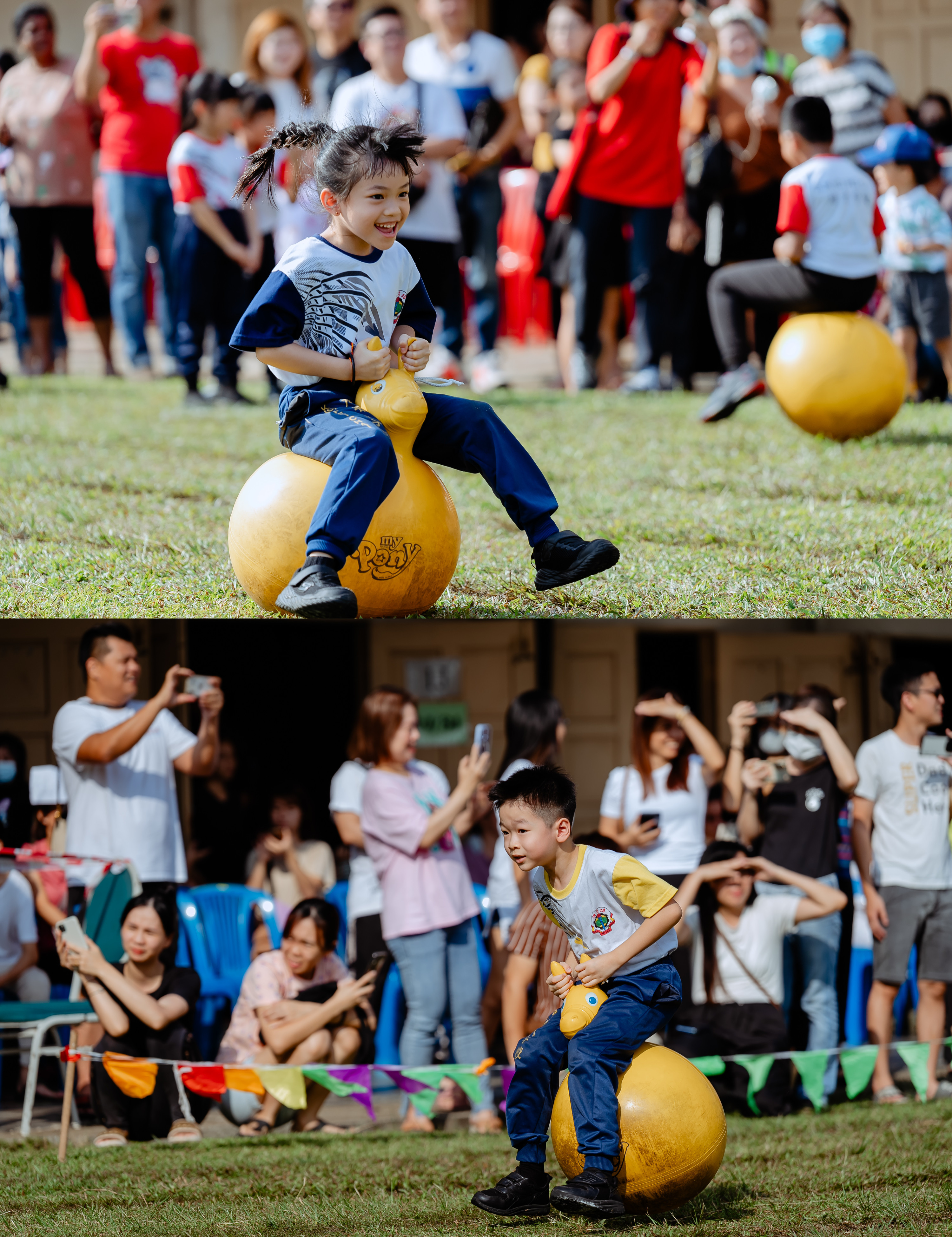 培才运动会 sports day race action photo, social-media-ready frame frame 21, by Famous Bridal Kuantan