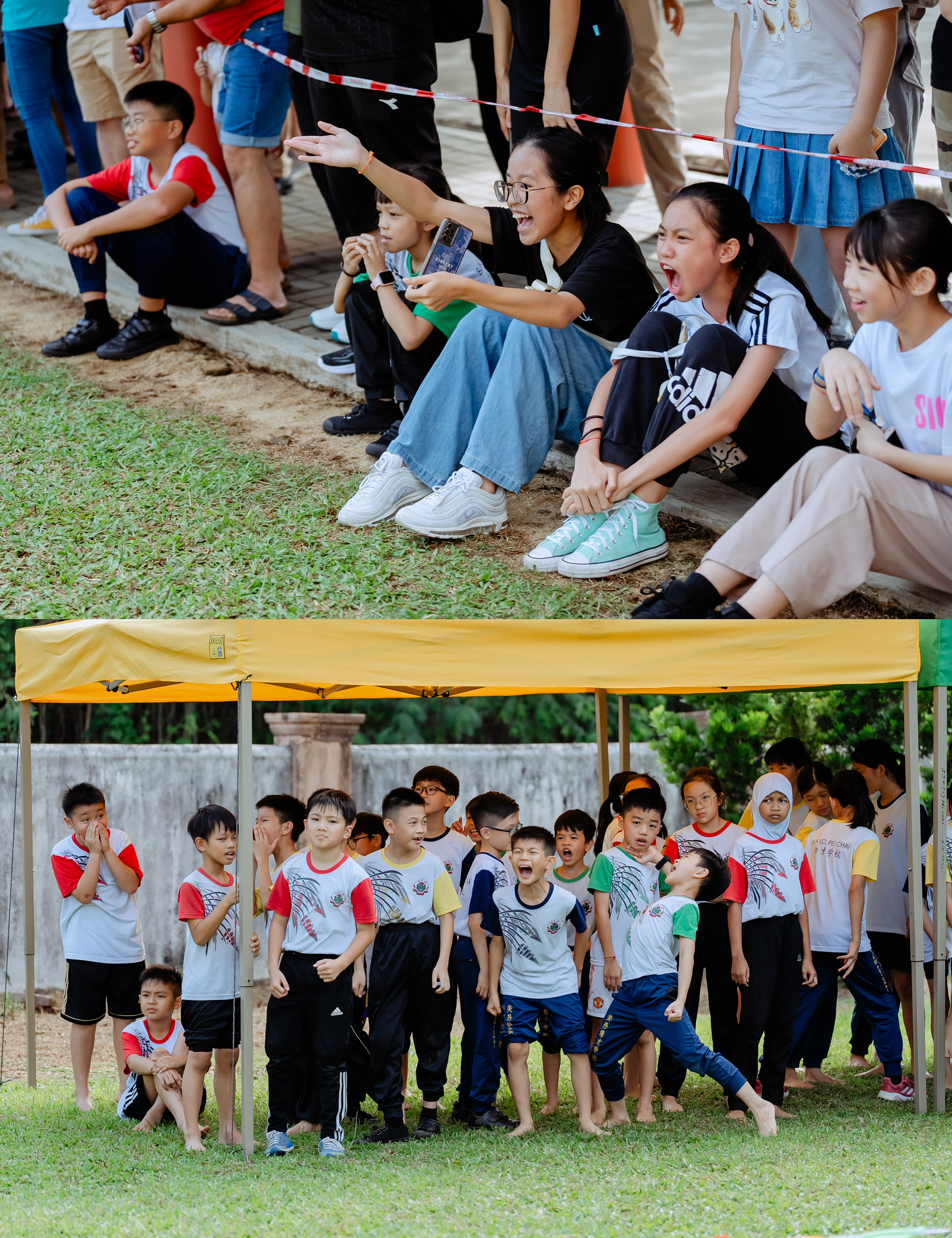 培才运动会 sports day race action photo, social-media-ready frame frame 29, by Famous Bridal Kuantan