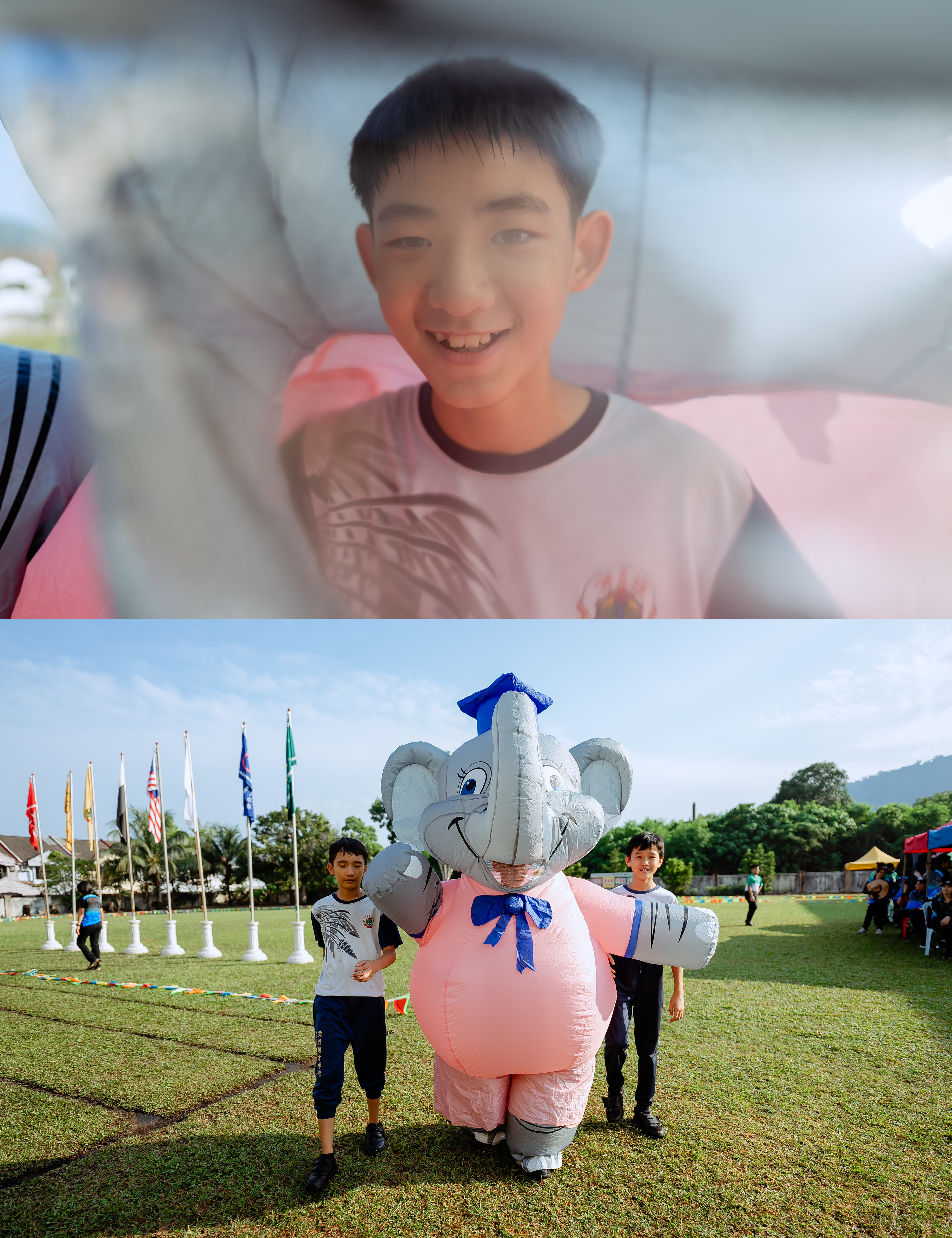 培才运动会 sports day team cheering photo, people-focused moment frame 18, by Famous Bridal Kuantan