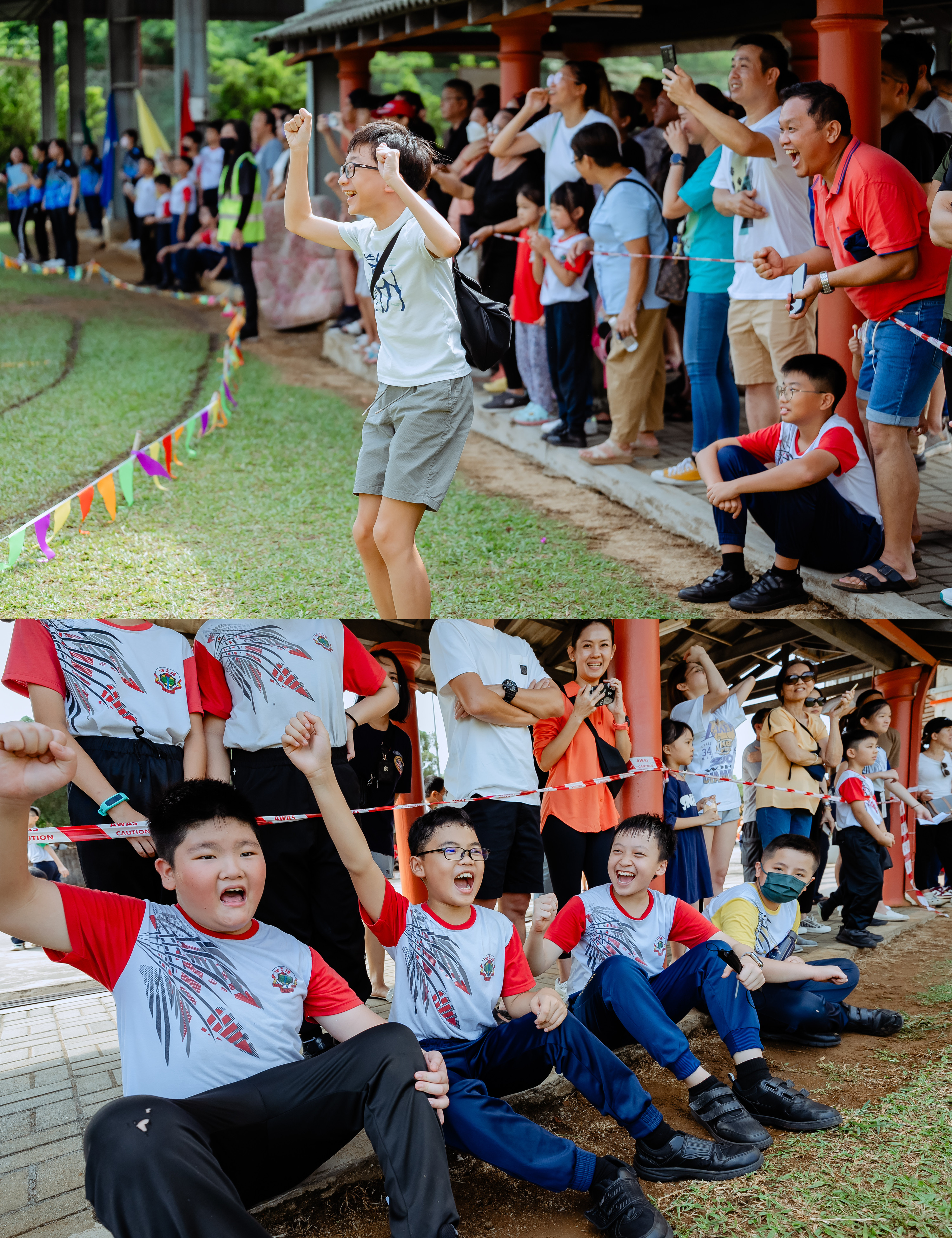培才运动会 sports day team cheering photo, team memory frame 30, by Famous Bridal Kuantan