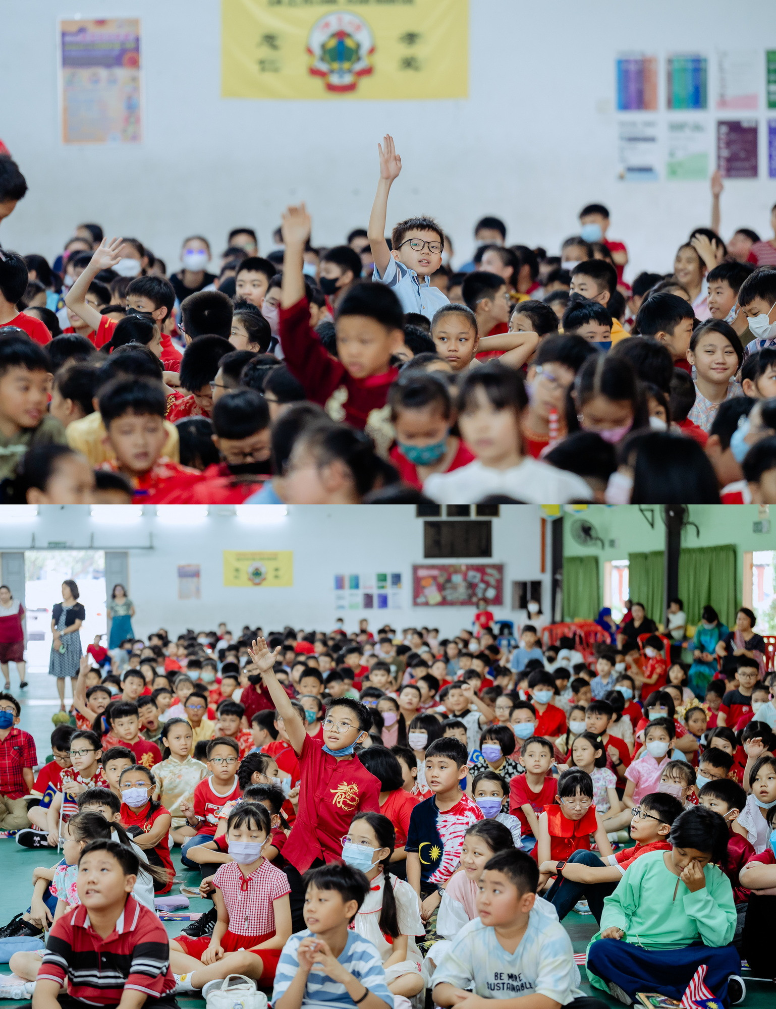 培才华小爱国歌曲歌唱比赛 singing competition award presentation, reporting image frame 12, by Famous Bridal Kuantan