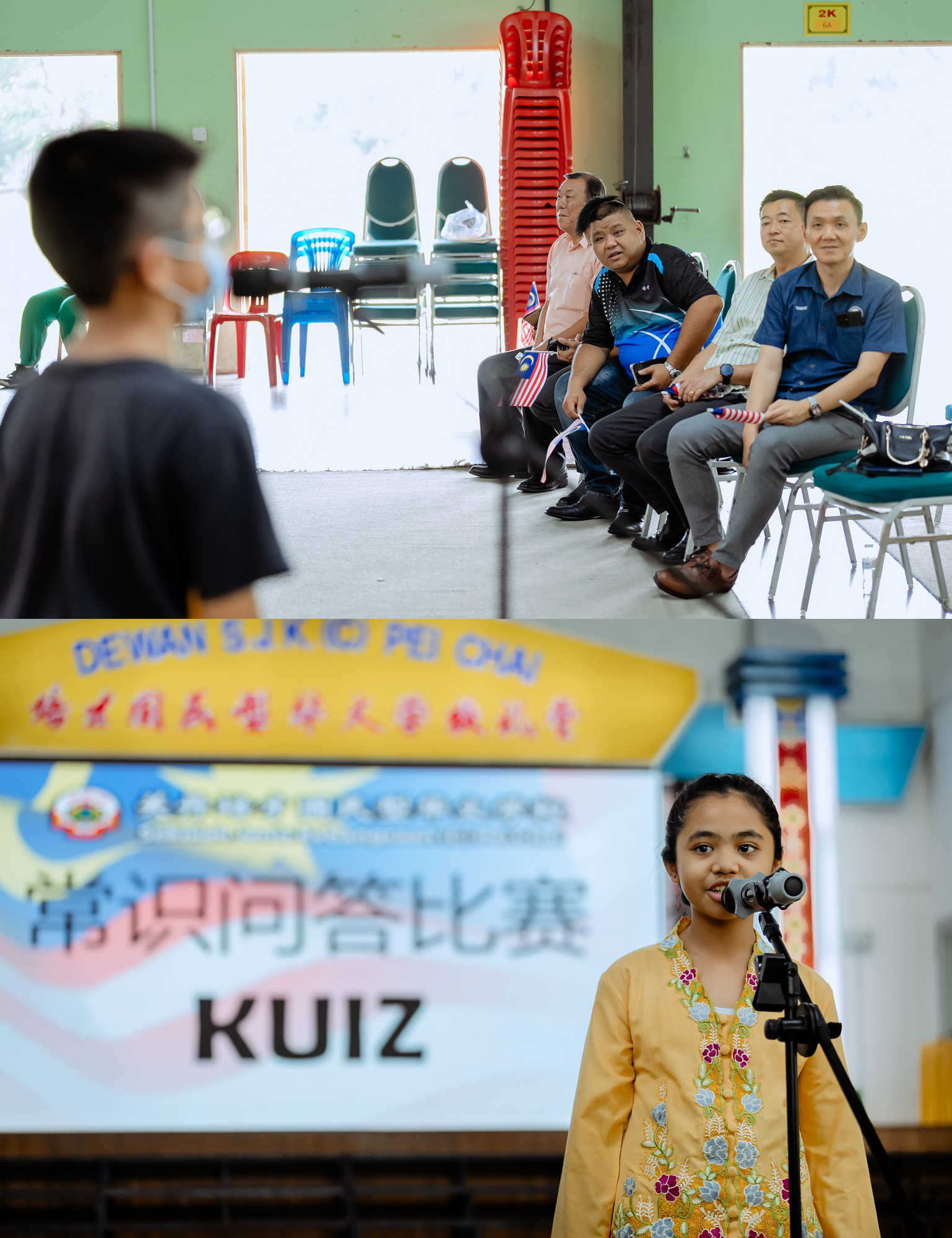 培才华小爱国歌曲歌唱比赛 singing competition group photo, venue context frame 11, by Famous Bridal Kuantan