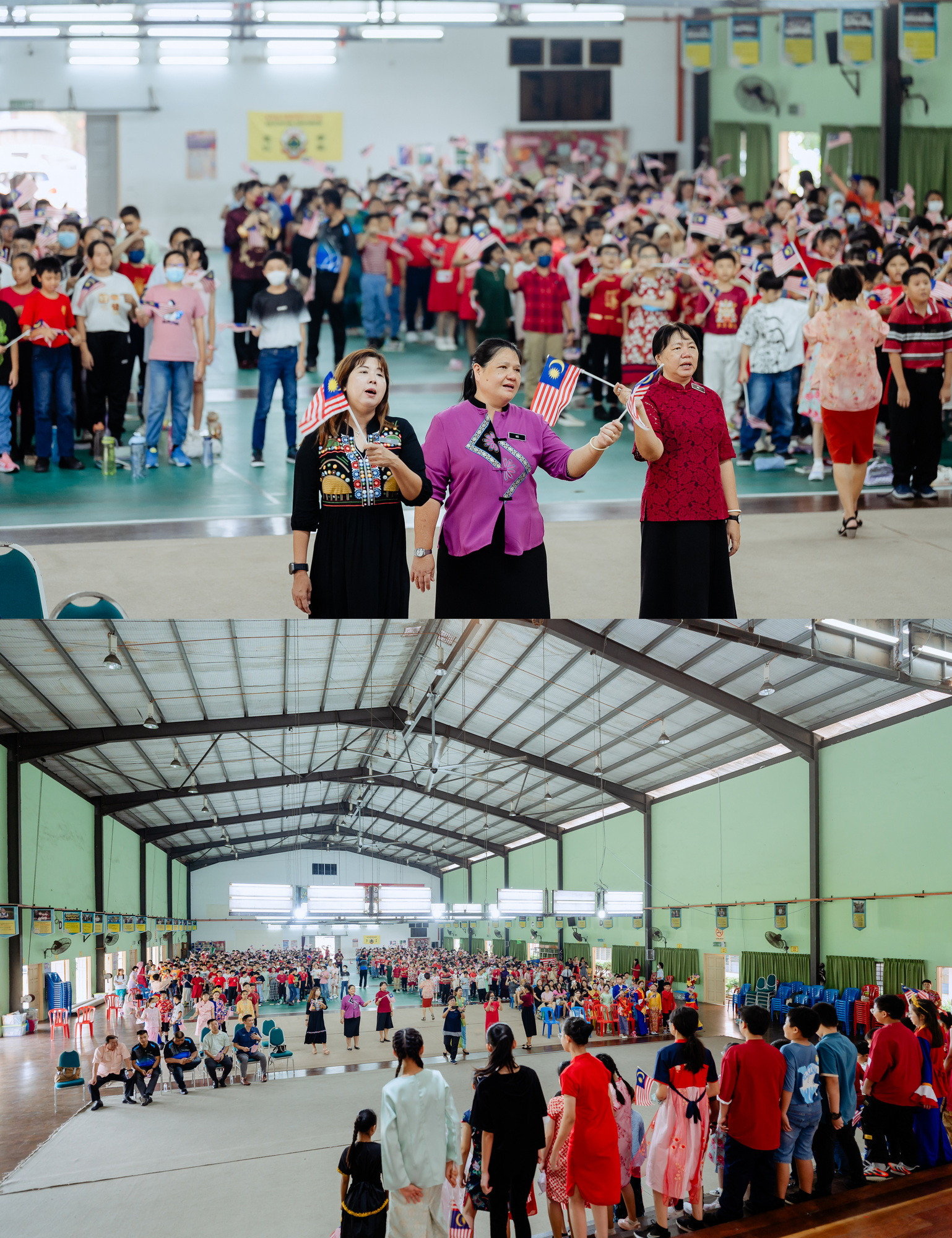 培才华小爱国歌曲歌唱比赛 student singing performance photo, social-media-ready frame frame 13, by Famous Bridal Kuantan