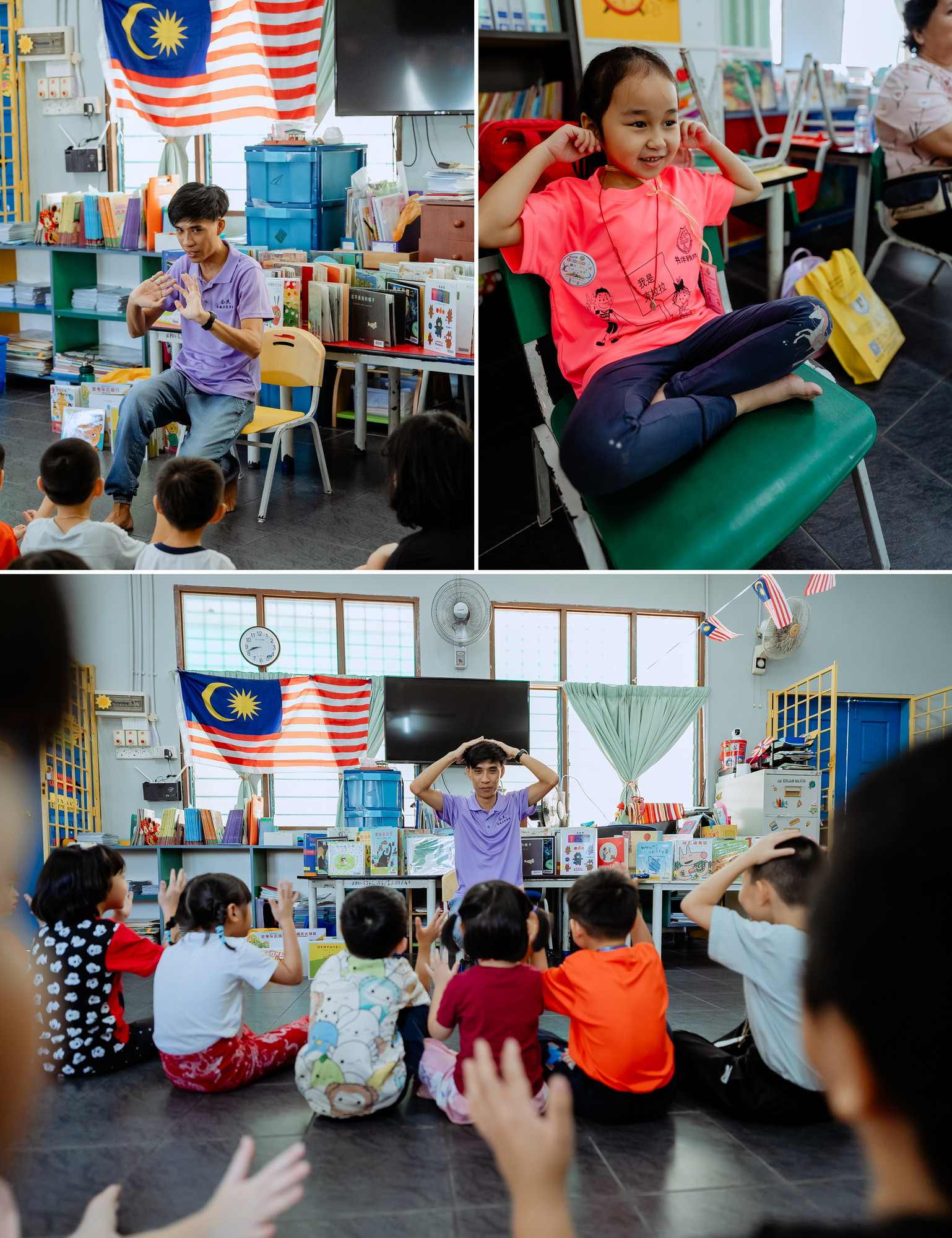 第十届儿童文学阅读营 group learning activity photo, venue context frame 03, by Famous Bridal Kuantan