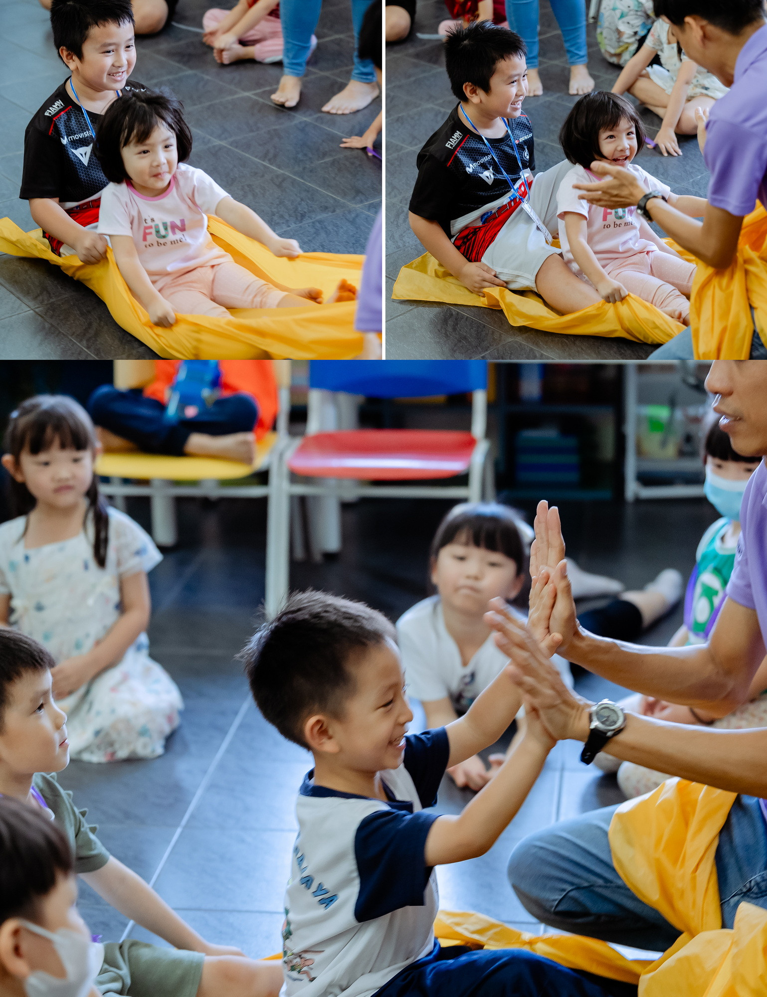 第十届儿童文学阅读营 student reading activity photo, social-media-ready frame frame 13, by Famous Bridal Kuantan