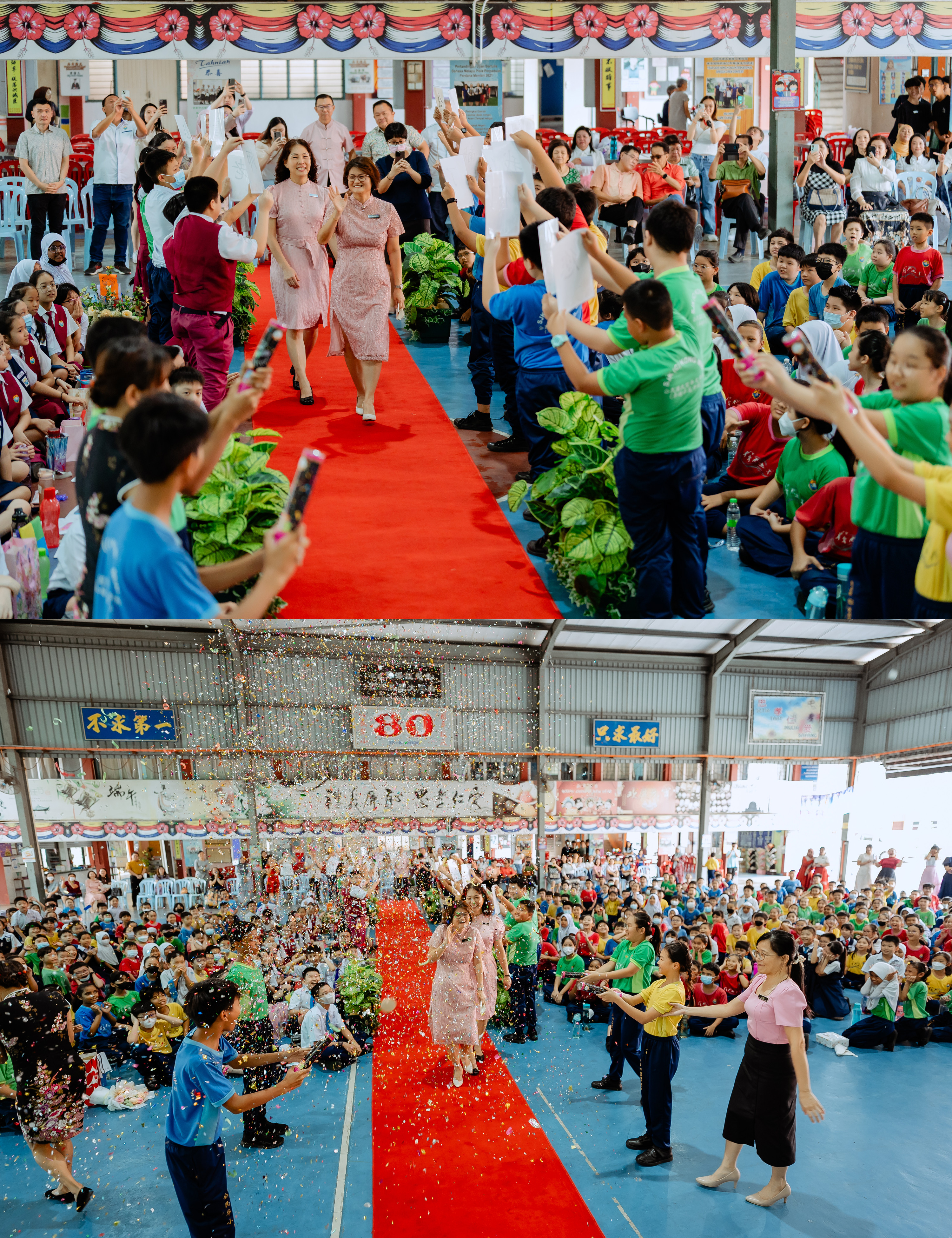 詹玉叶老师荣休欢送会 teacher and guest portrait photo, presentation detail frame 07, by Famous Bridal Kuantan