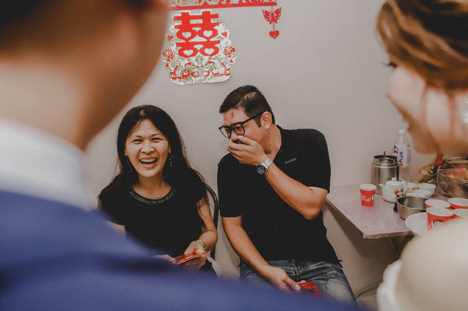 Guo Hao & Chee Ling wedding gate-crash game moment, family memory frame 27, by Famous Bridal Kuantan