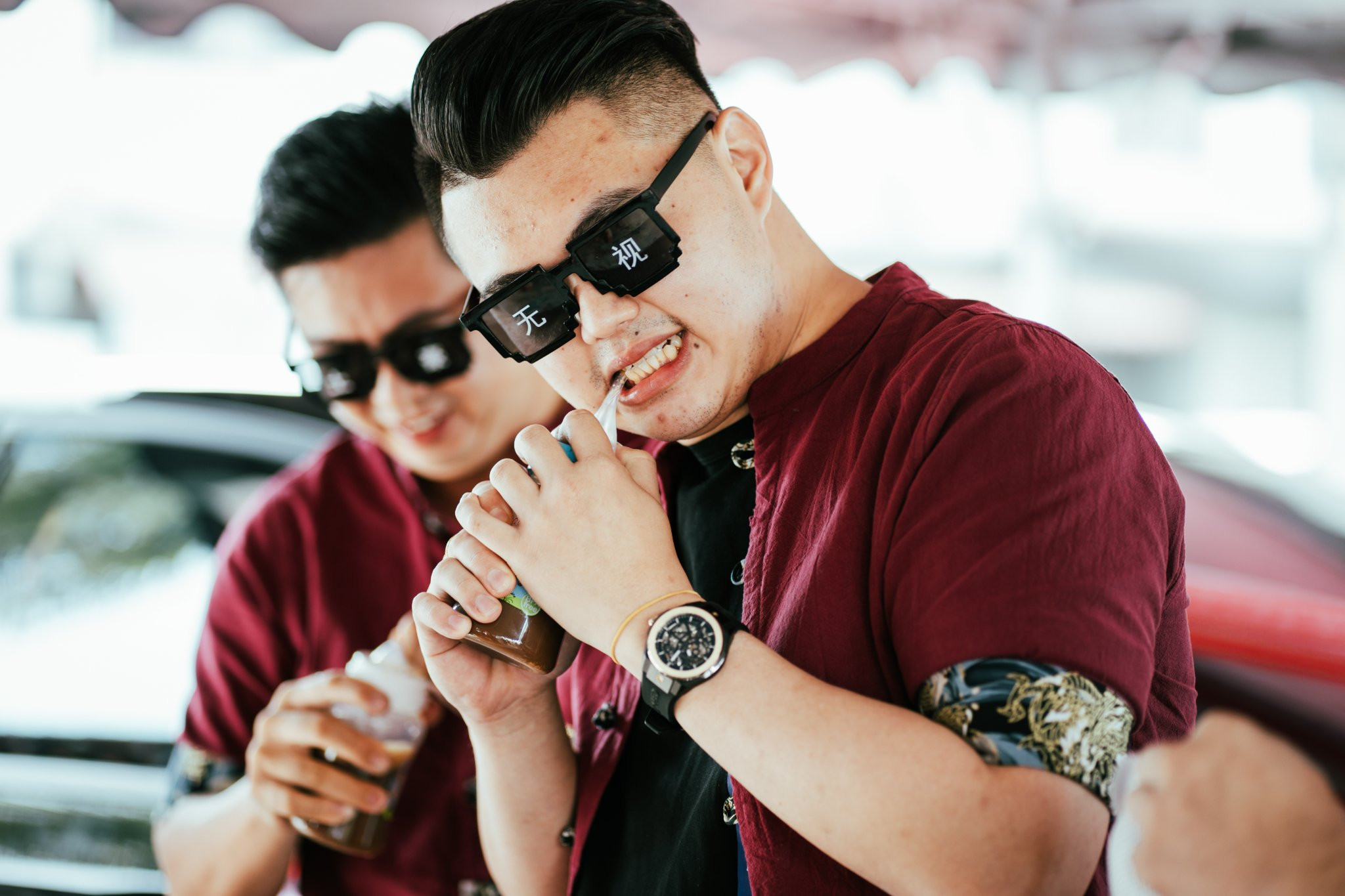 Jhonny & Michele candid wedding celebration moment, story opener frame 09, by Famous Bridal Kuantan
