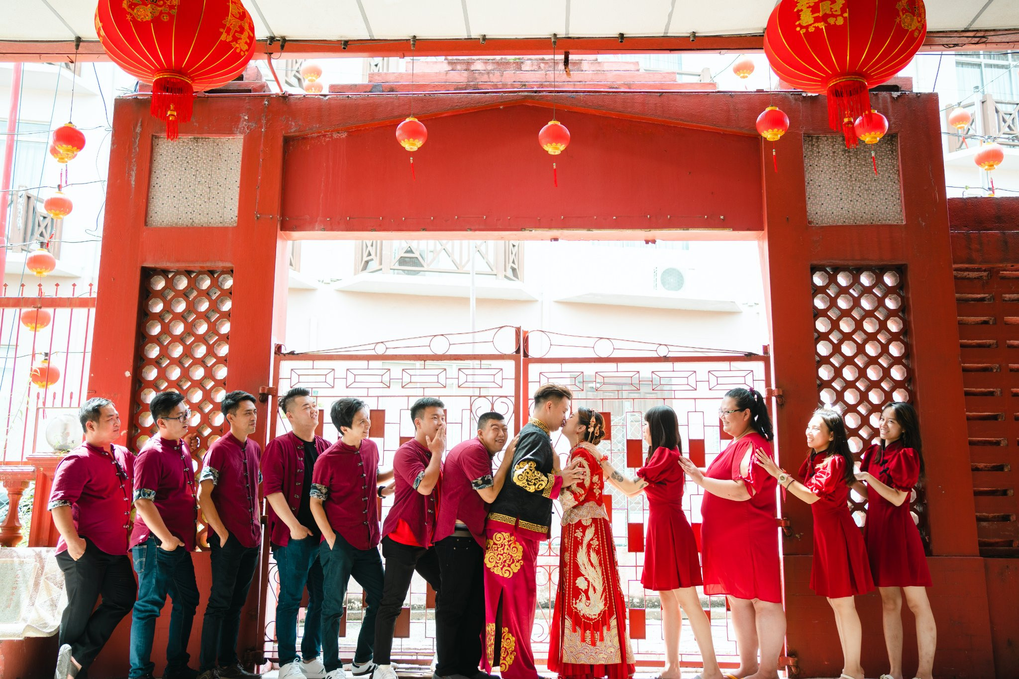 Jhonny & Michele wedding ceremony entrance, family memory frame 19, by Famous Bridal Kuantan