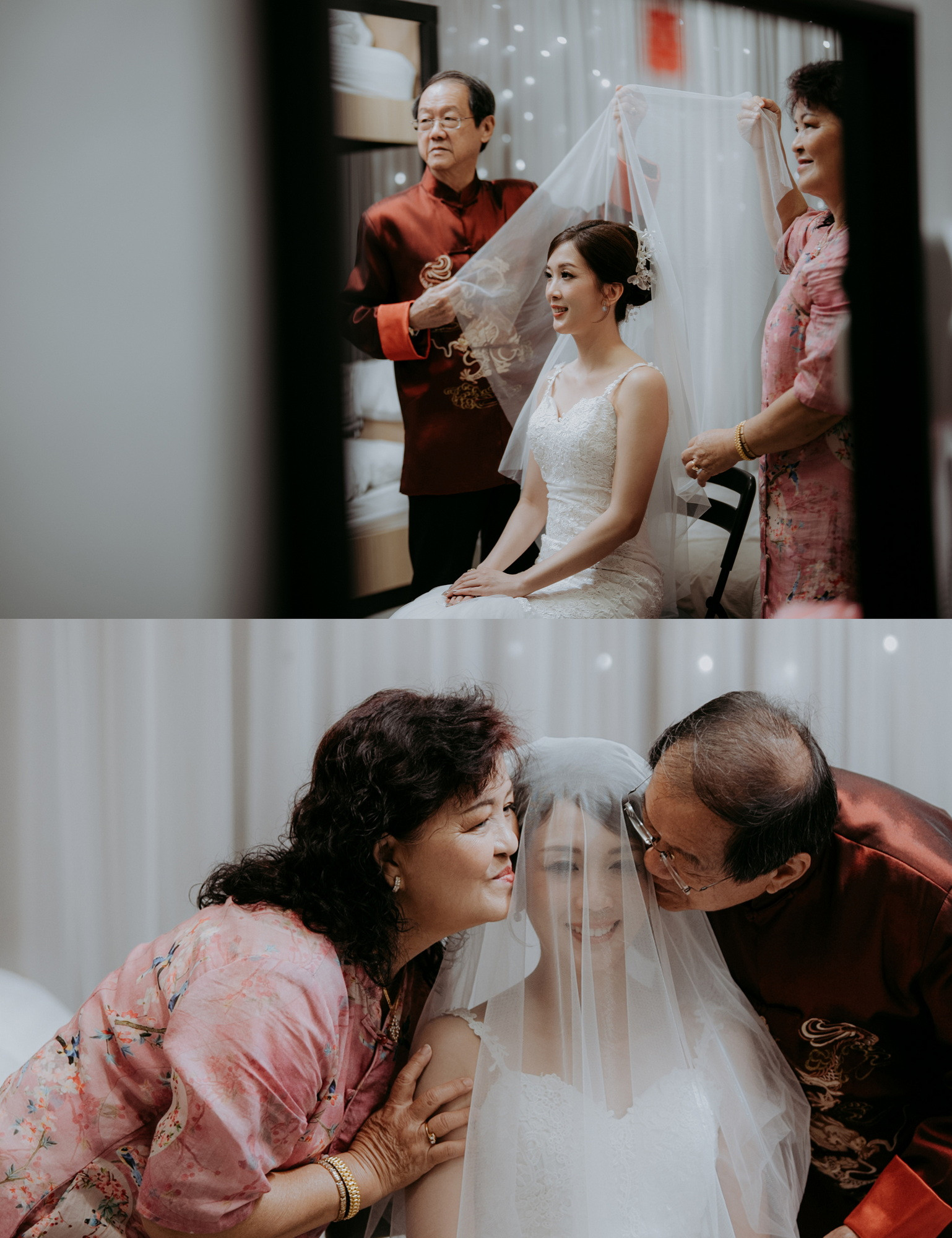 Kar Jun & Eve Lee candid wedding celebration moment, story opener frame 09, by Famous Bridal Kuantan