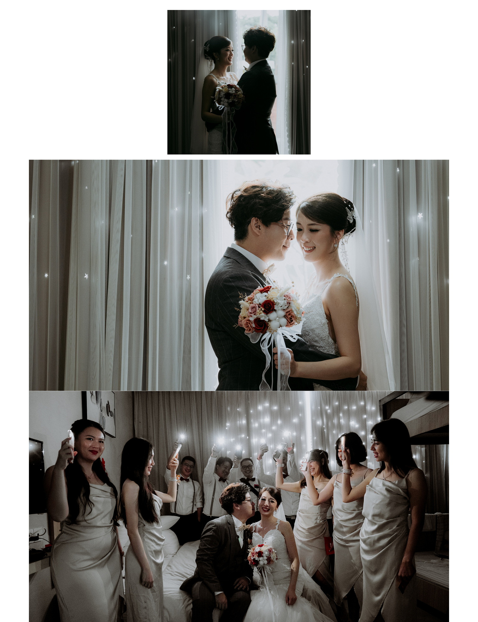 Kar Jun & Eve Lee guest candid wedding photo, quiet in-between moment frame 18, by Famous Bridal Kuantan
