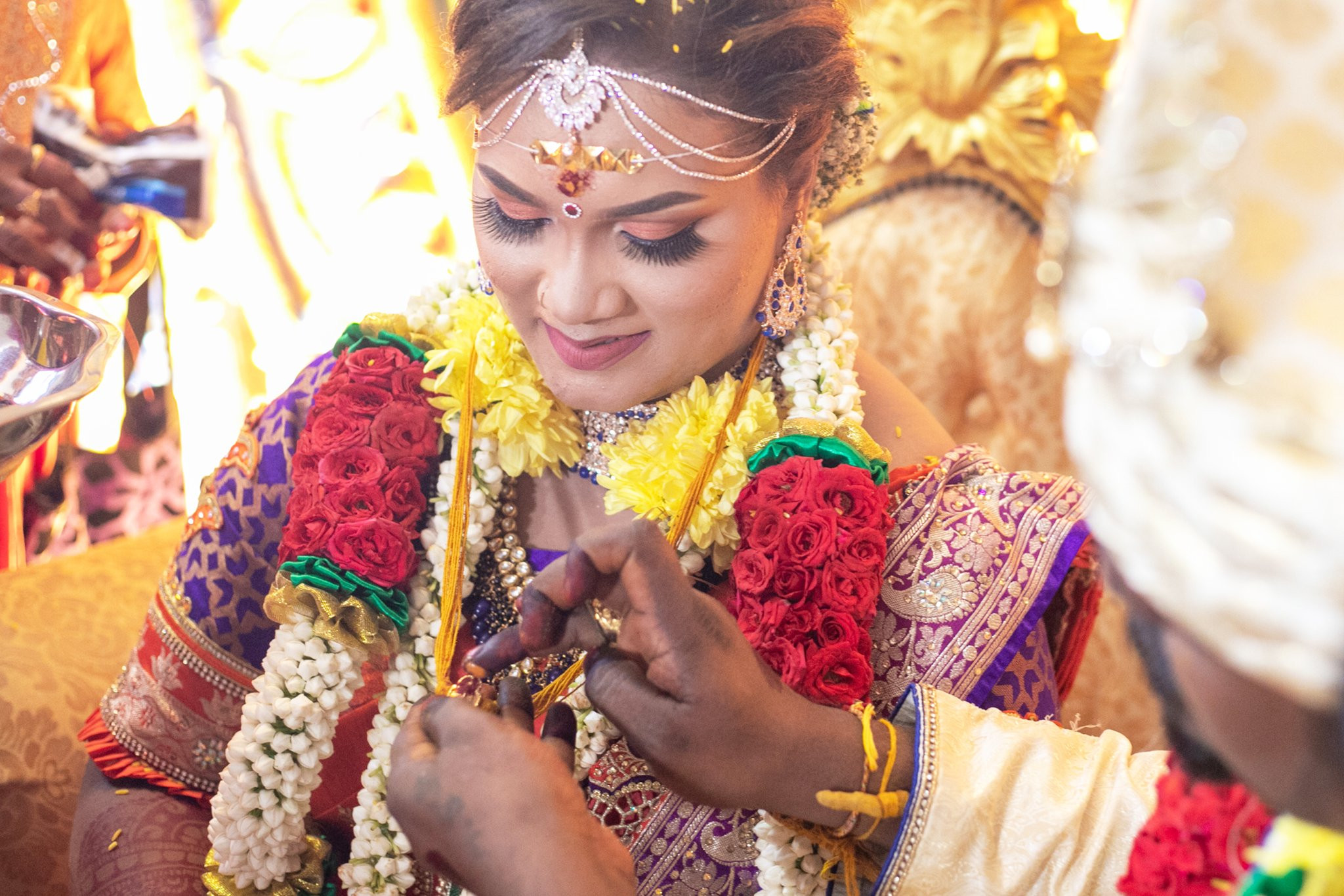 Makendaran & Tamilarasi opening wedding-day documentary moment, story opener frame 01, by Famous Bridal Kuantan