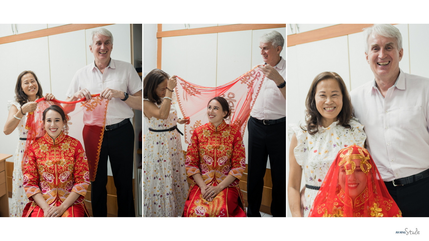 Mani & Hui Min Chinese tea ceremony blessing, family memory frame 03, by Famous Bridal Kuantan
