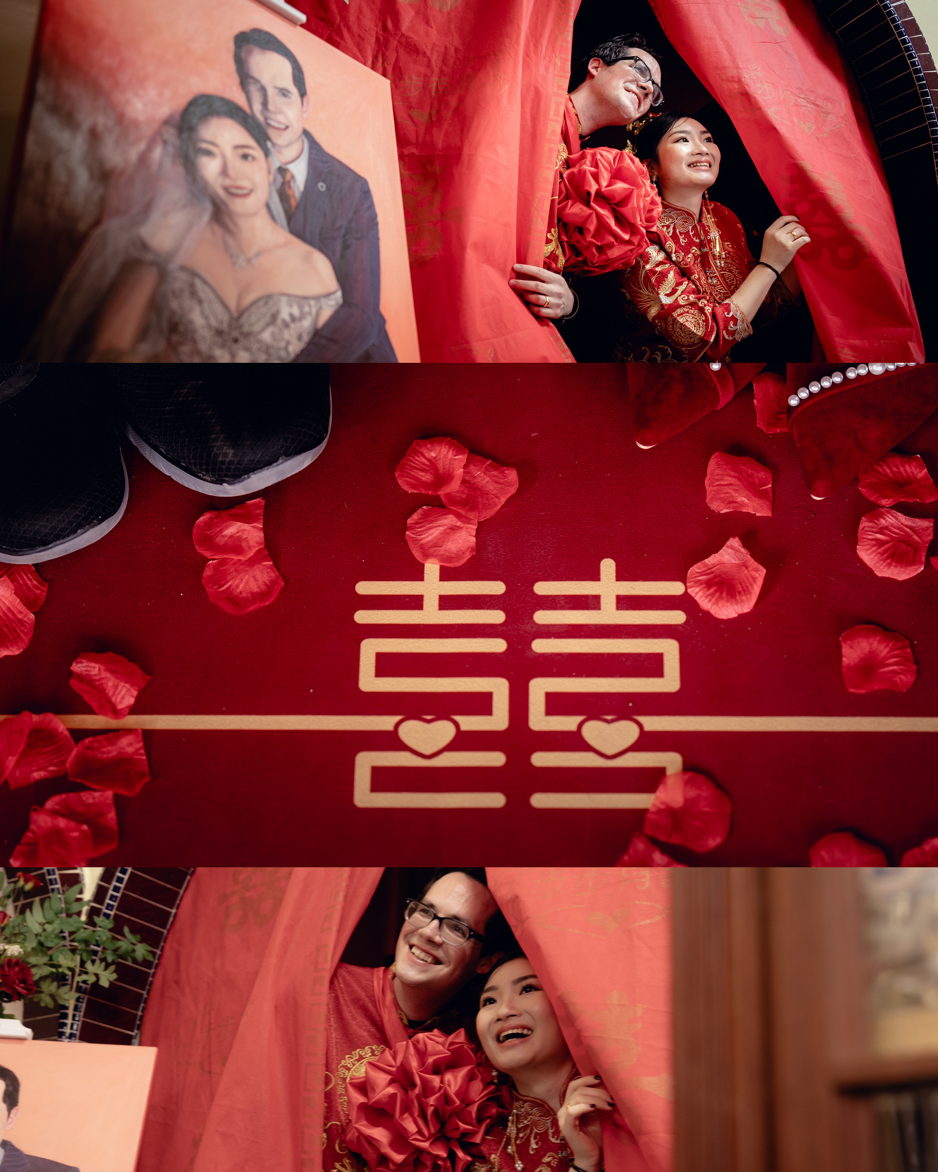 Robert & Wen Jing traditional Chinese wedding detail, quiet in-between moment frame 10, by Famous Bridal Kuantan