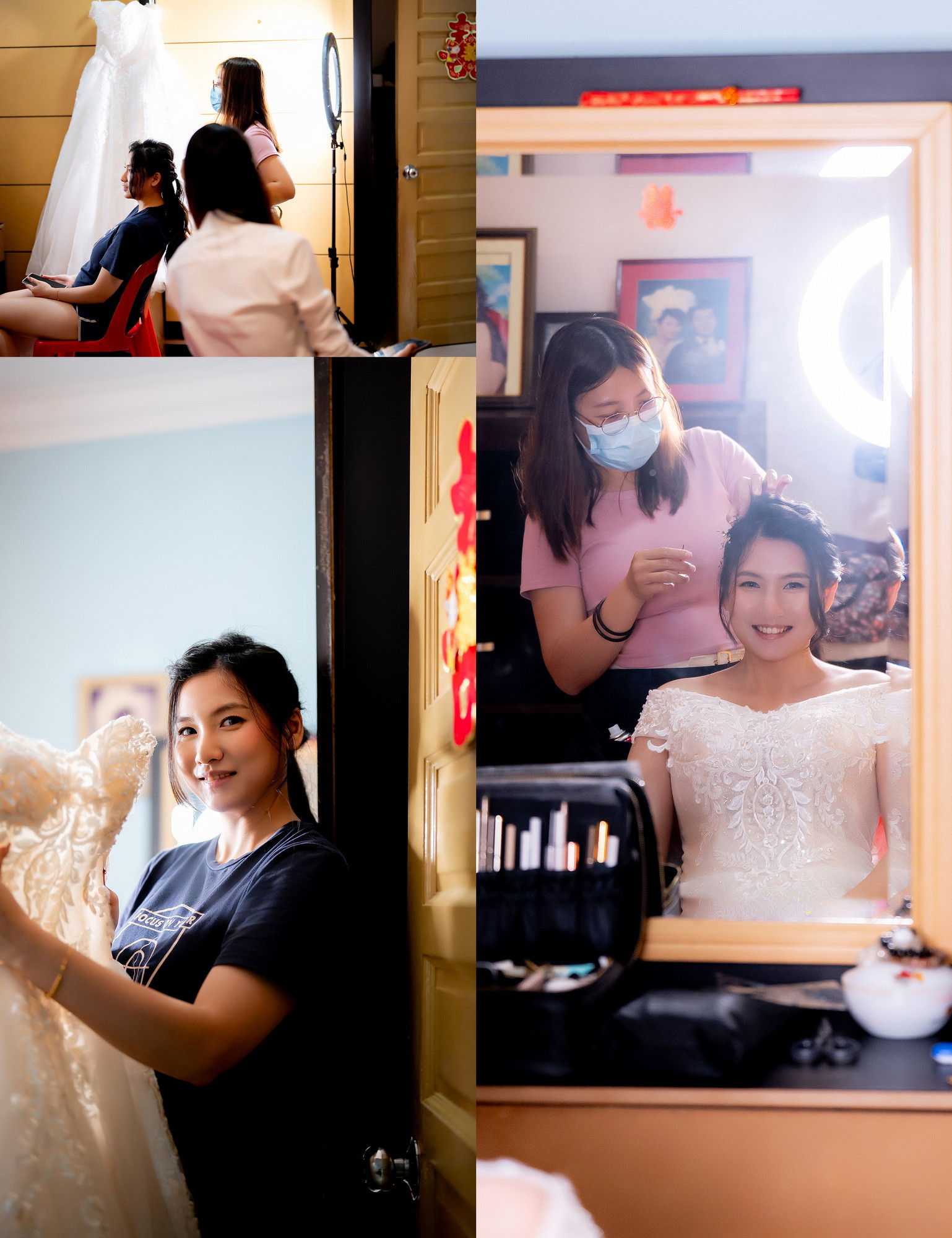 Vui Loong & Ling Ling wedding gate-crash game moment, celebration rhythm frame 07, by Famous Bridal Kuantan