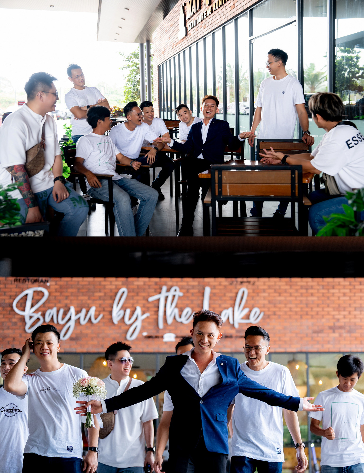Vui Loong & Ling Ling natural bride and groom portrait, quiet in-between moment frame 02, by Famous Bridal Kuantan