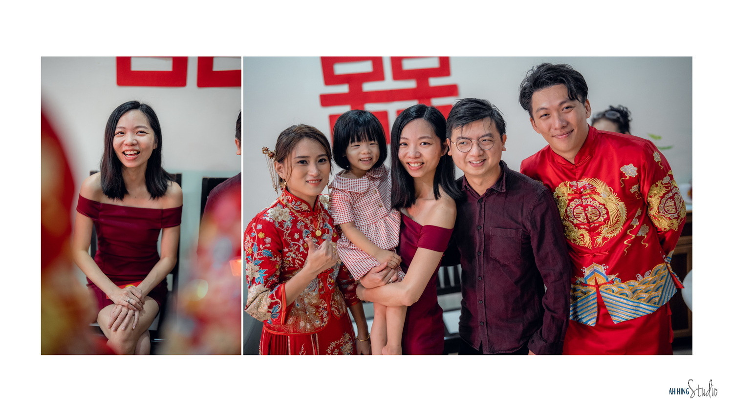 Wuh Hou & Sze Minn family blessing wedding portrait, quiet in-between moment frame 106, by Famous Bridal Kuantan