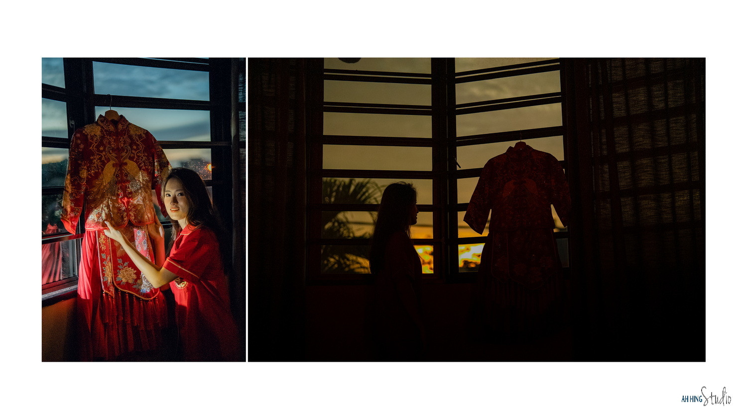 Wuh Hou & Sze Minn wedding morning ceremony moment, album detail frame 04, by Famous Bridal Kuantan