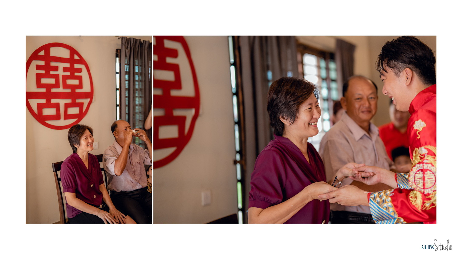 Wuh Hou & Sze Minn wedding morning ceremony moment, documentary transition frame 64, by Famous Bridal Kuantan