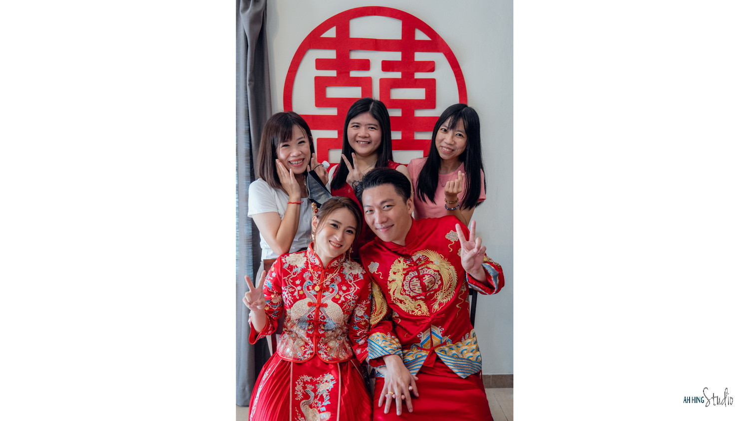 Wuh Hou & Sze Minn wedding morning ceremony moment, album detail frame 84, by Famous Bridal Kuantan