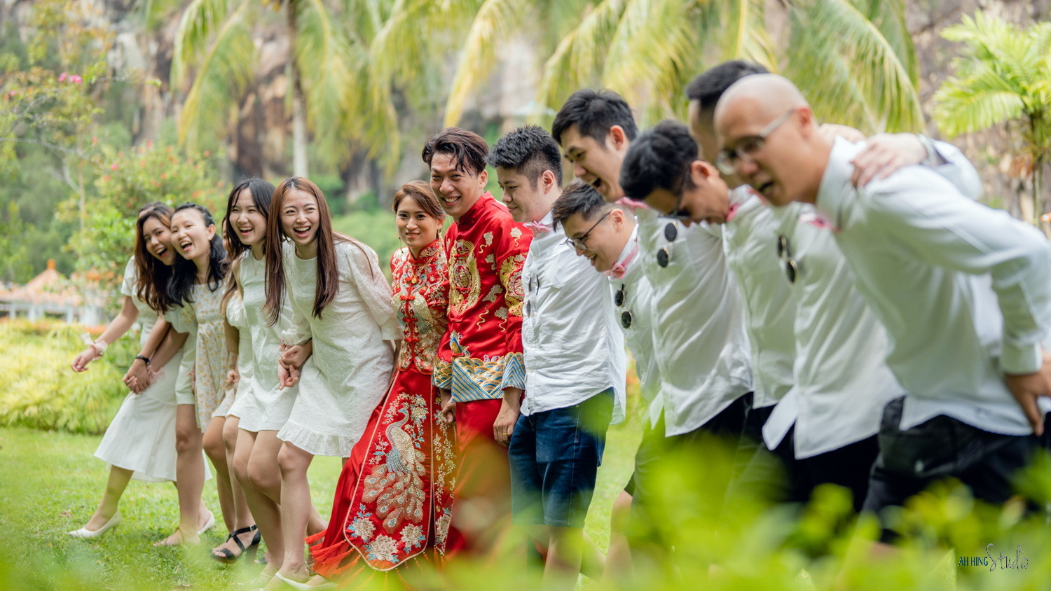 Wuh Hou & Sze Minn wedding morning ceremony moment, album detail frame 124, by Famous Bridal Kuantan
